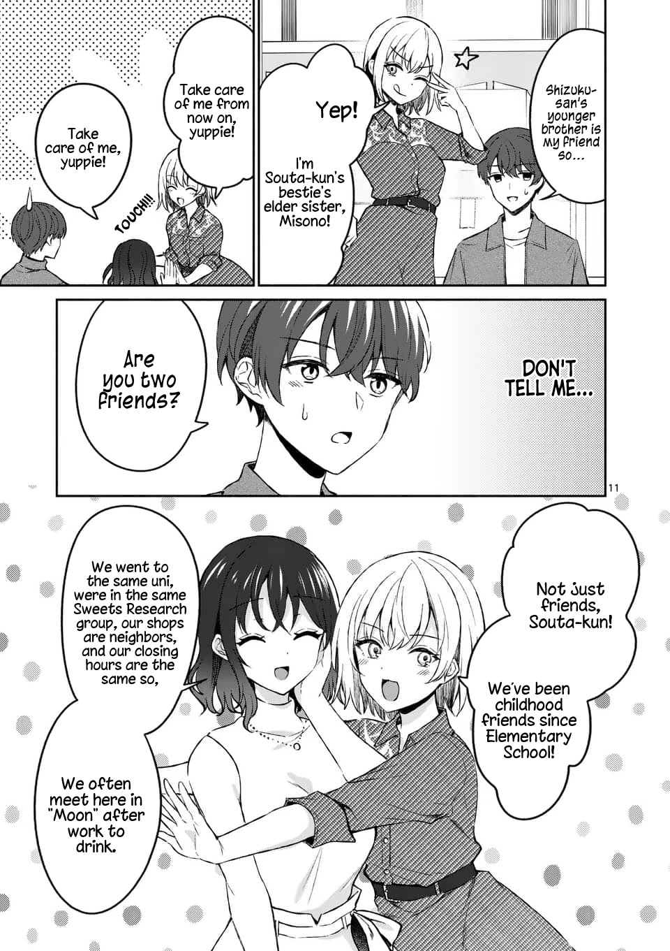 Shiotaiou no Sato-san ga Ore ni dake Amai Chapter 12 page 11 - Chapter 12