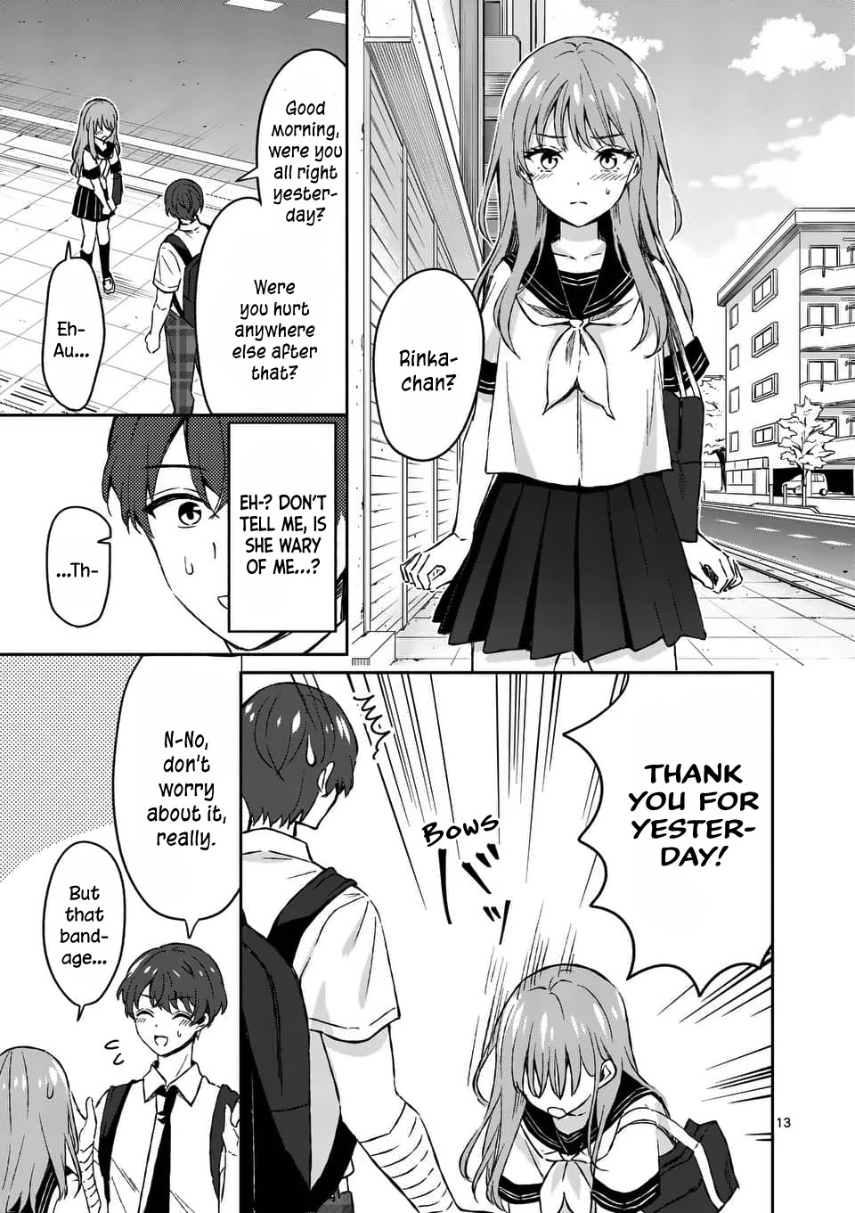 Shiotaiou no Sato-san ga Ore ni dake Amai Chapter 15 page 13 - Chapter 15