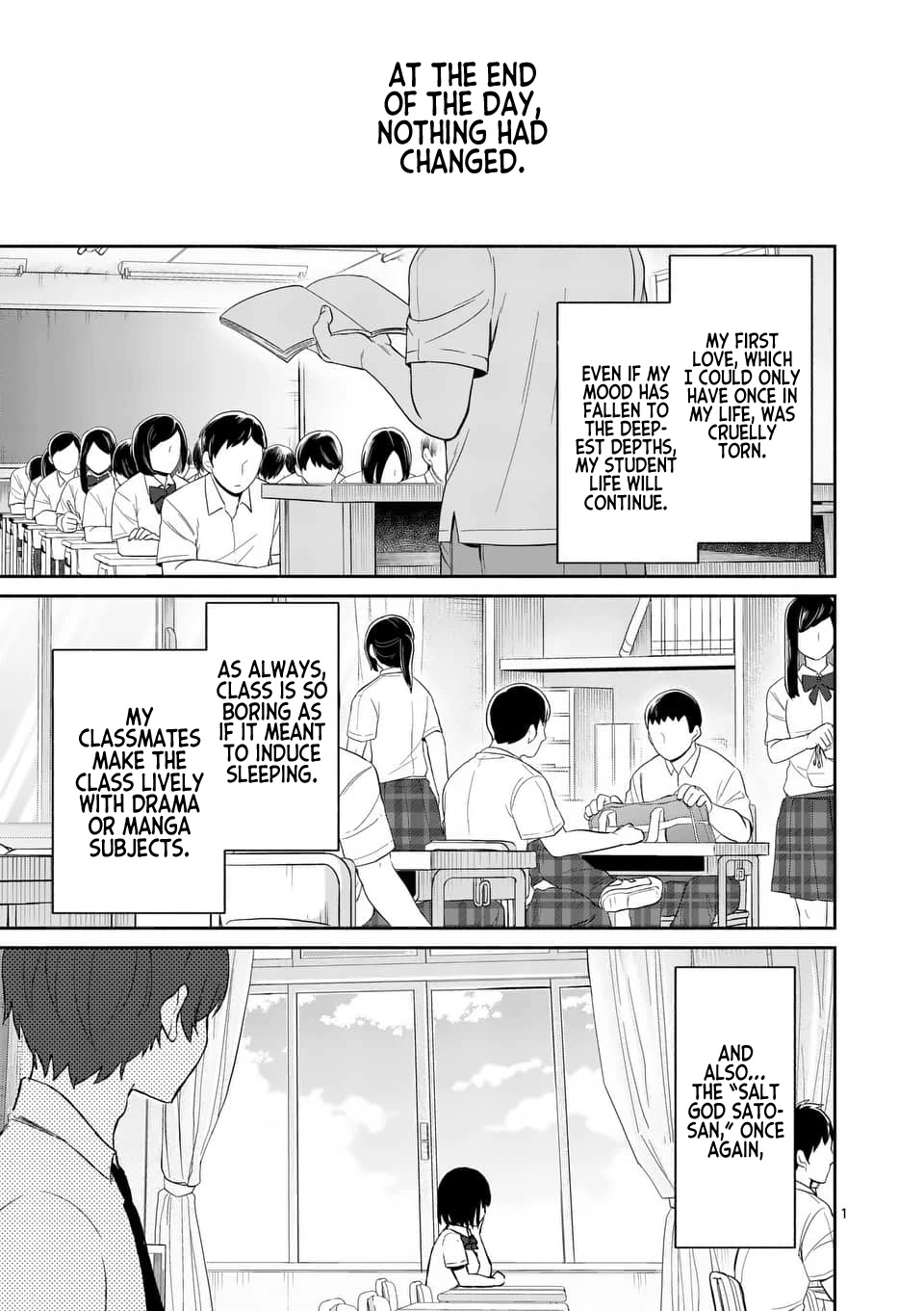 Shiotaiou no Sato-san ga Ore ni dake Amai Chapter 16 page 1 - Chapter 16