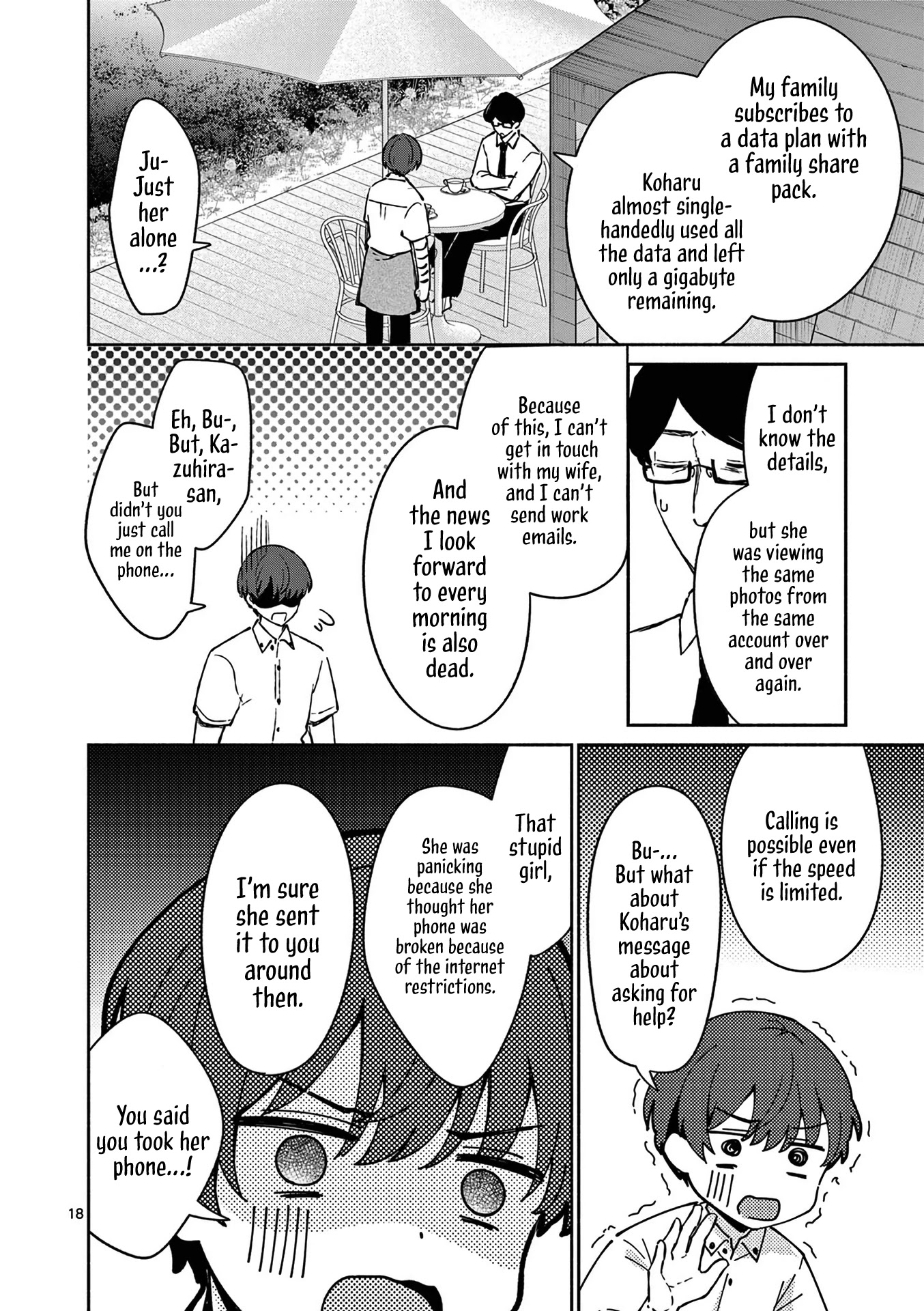Shiotaiou no Sato-san ga Ore ni dake Amai Chapter 18 page 18 - Chapter 18
