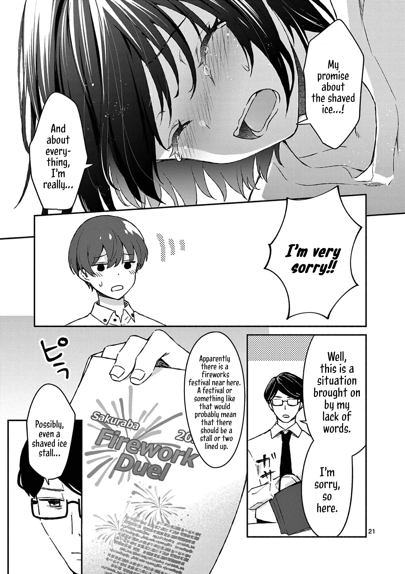 Shiotaiou no Sato-san ga Ore ni dake Amai Chapter 18 page 21 - Chapter 18