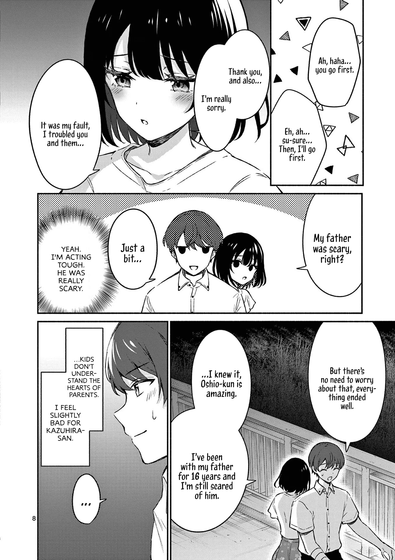 Shiotaiou no Sato-san ga Ore ni dake Amai Chapter 19 page 8 - Chapter 19