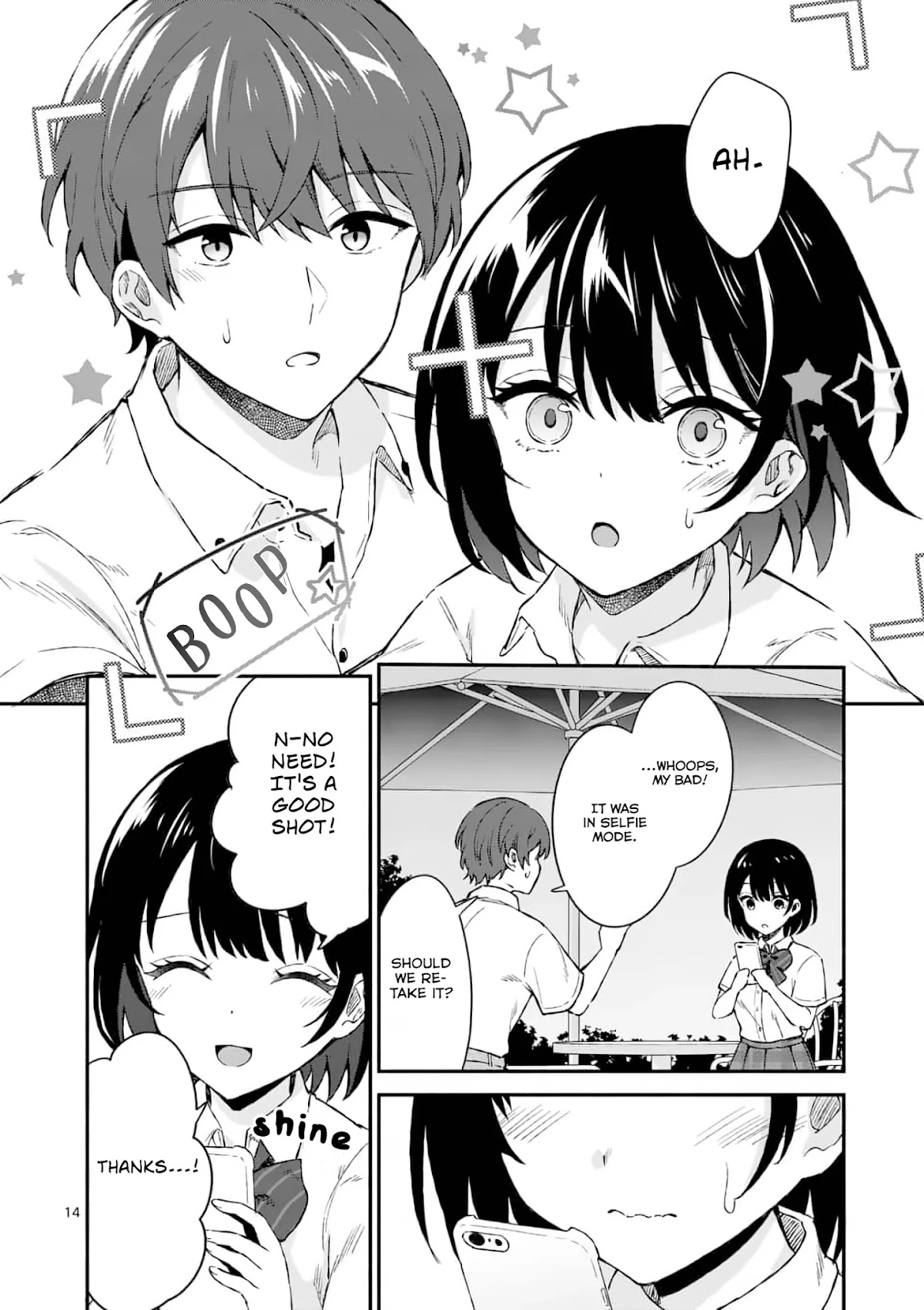 Shiotaiou no Sato-san ga Ore ni dake Amai Chapter 2 page 14 - Chapter 2