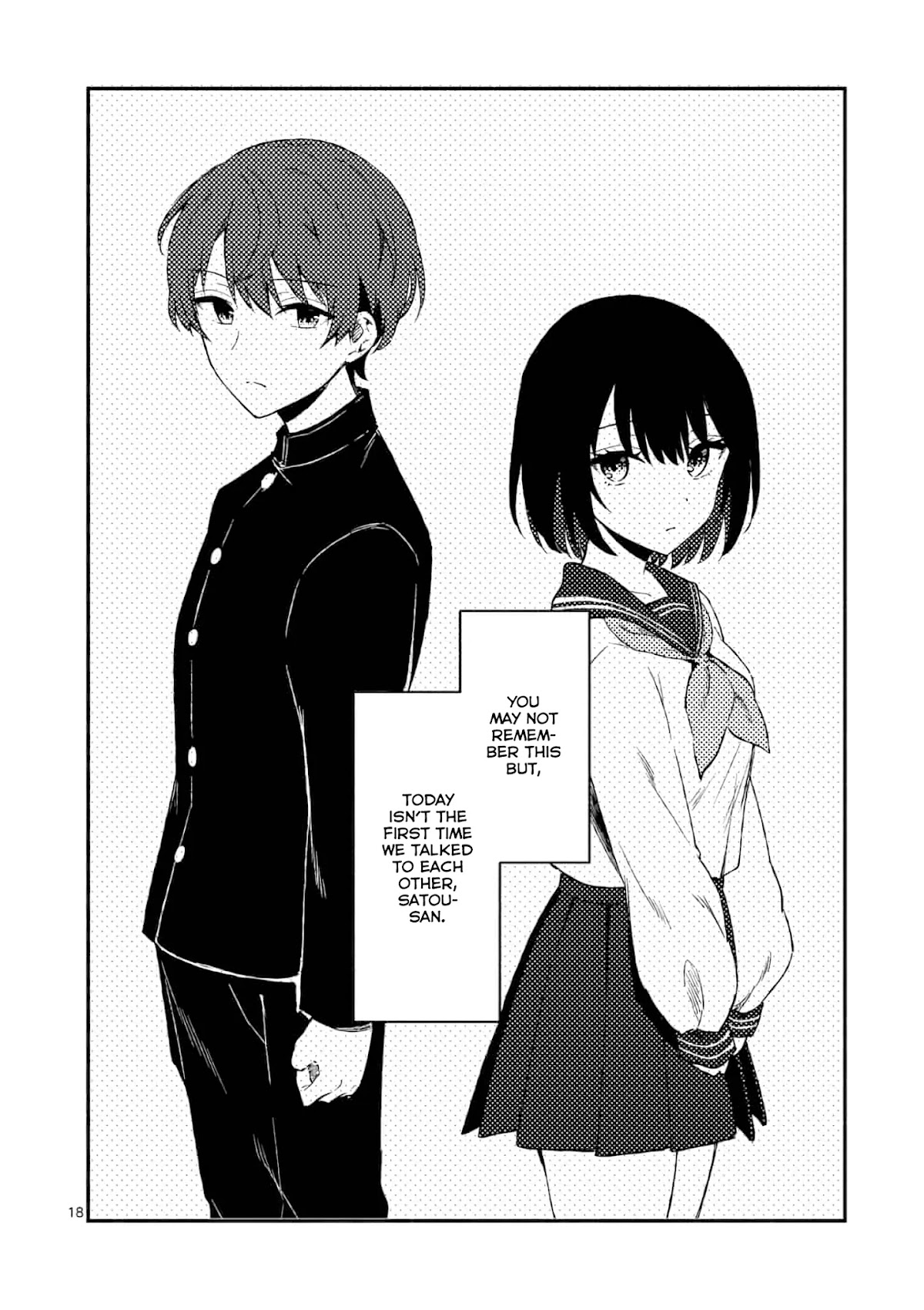 Shiotaiou no Sato-san ga Ore ni dake Amai Chapter 2 page 18 - Chapter 2