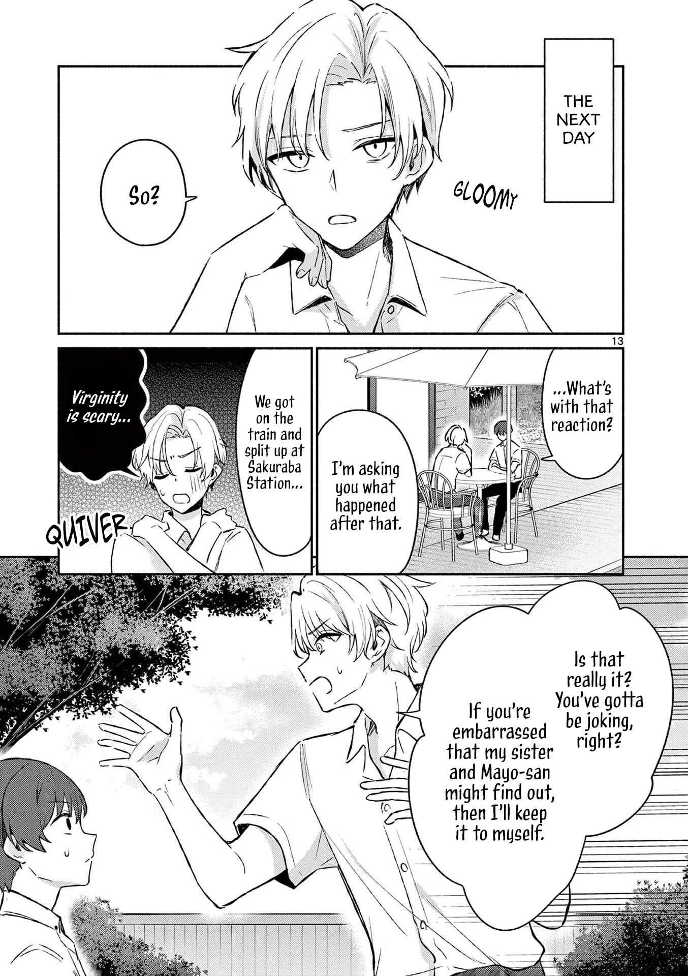 Shiotaiou no Sato-san ga Ore ni dake Amai Chapter 20 page 13 - Chapter 20