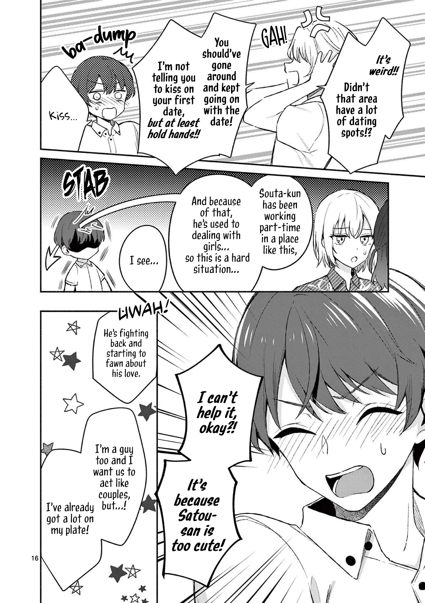 Shiotaiou no Sato-san ga Ore ni dake Amai Chapter 20 page 16 - Chapter 20