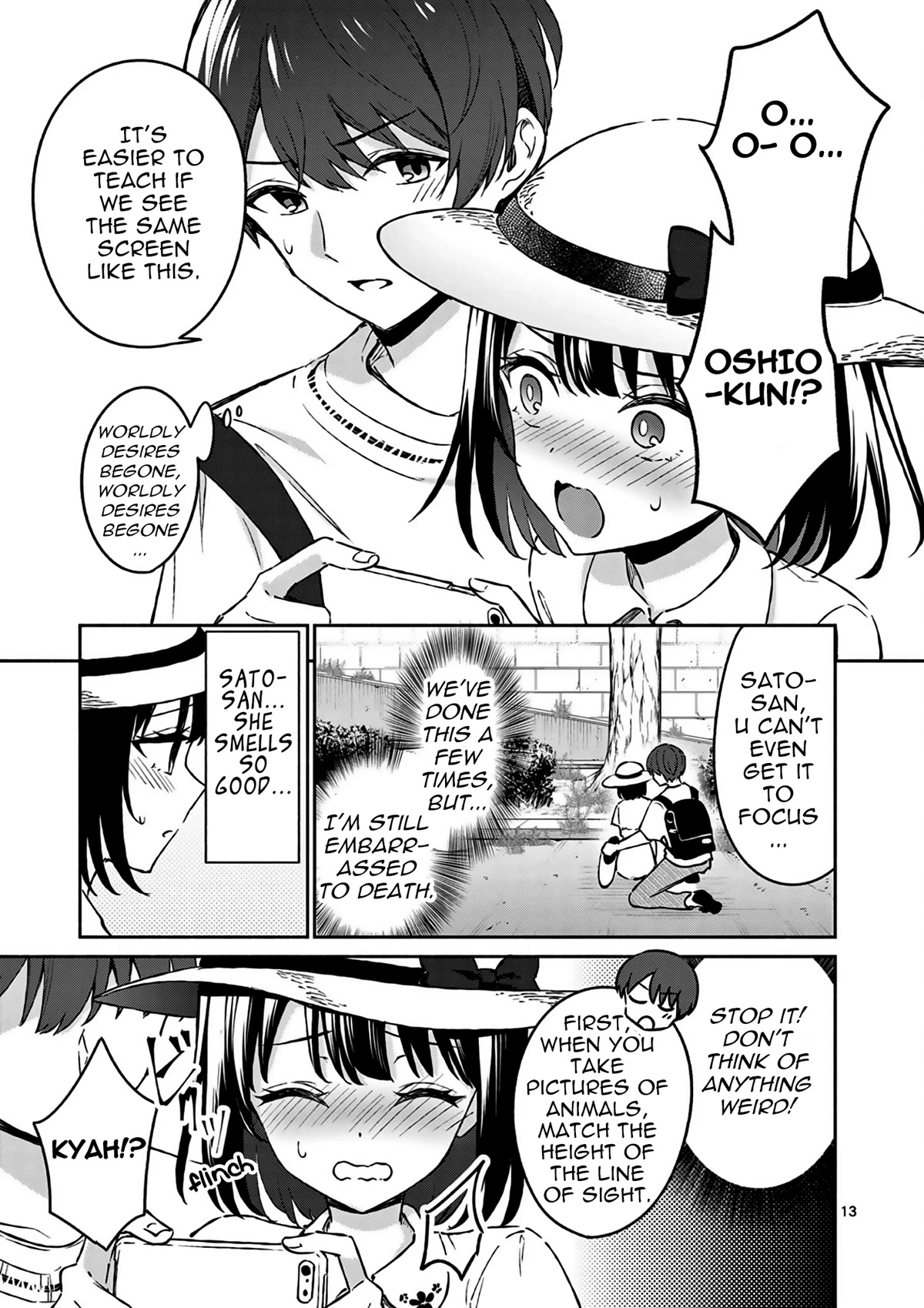 Shiotaiou no Sato-san ga Ore ni dake Amai Chapter 24 page 14 - Chapter 24