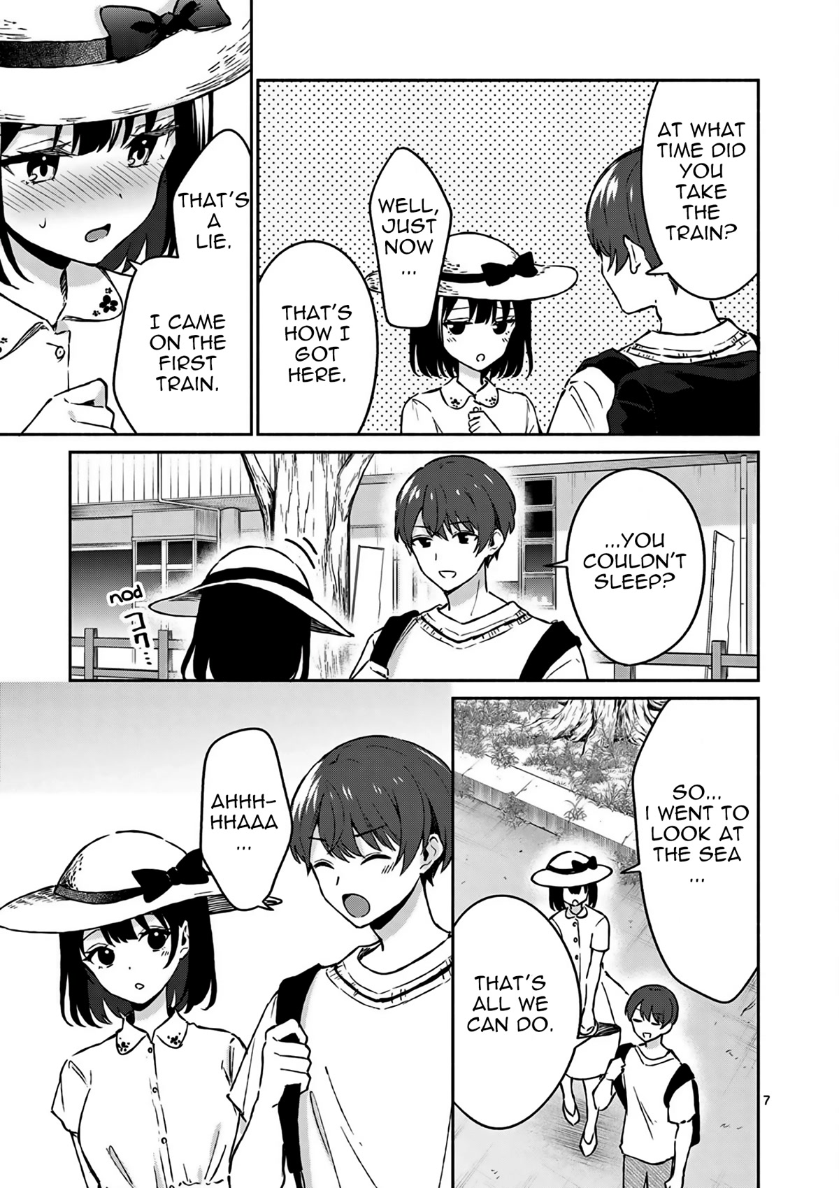 Shiotaiou no Sato-san ga Ore ni dake Amai Chapter 24 page 8 - Chapter 24