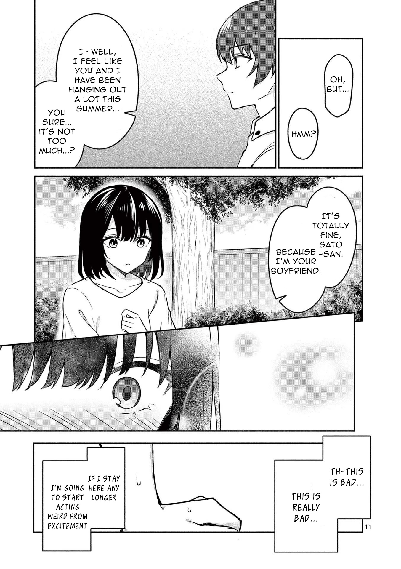 Shiotaiou no Sato-san ga Ore ni dake Amai Chapter 33 page 11 - Chapter 33