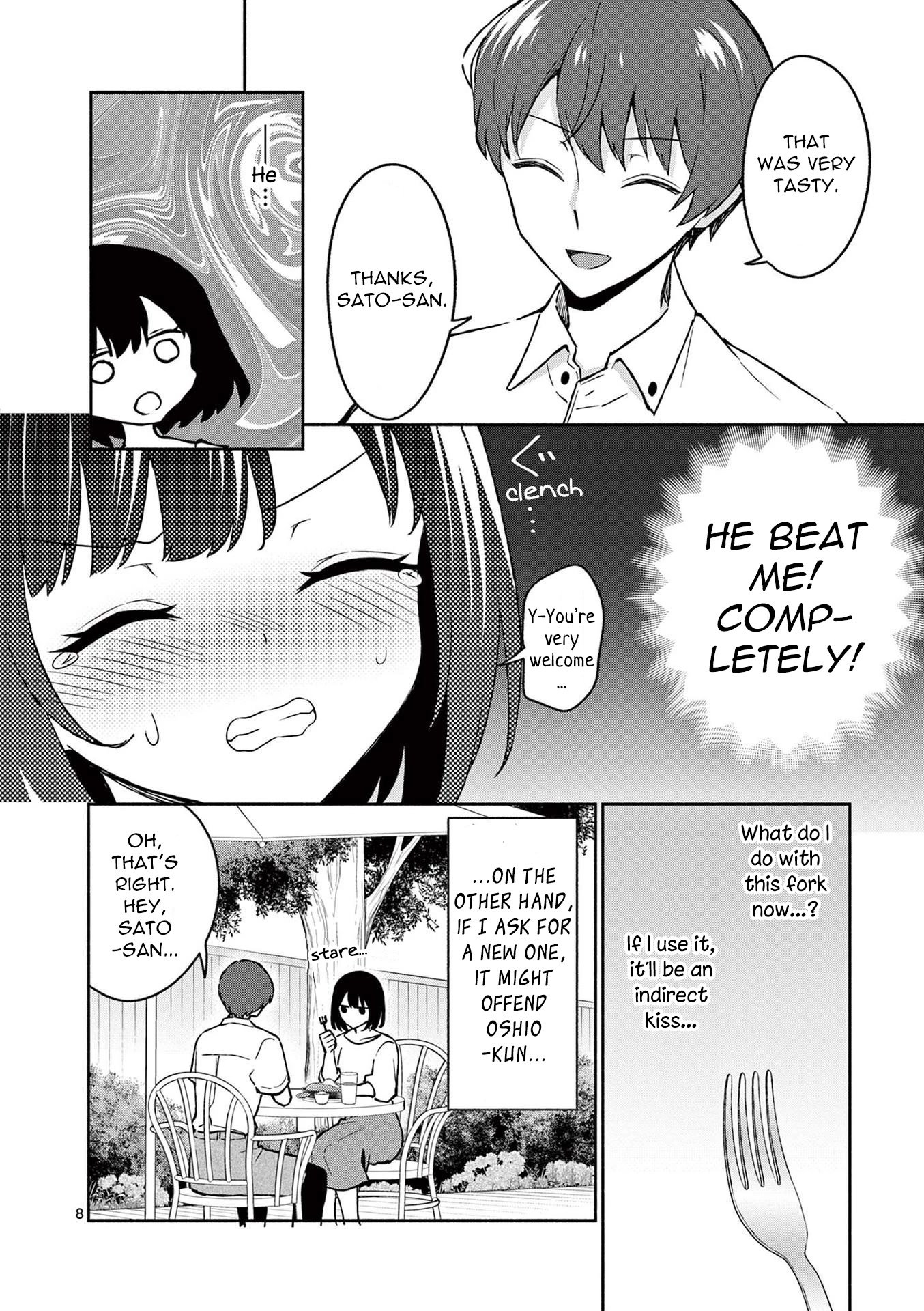 Shiotaiou no Sato-san ga Ore ni dake Amai Chapter 33 page 8 - Chapter 33