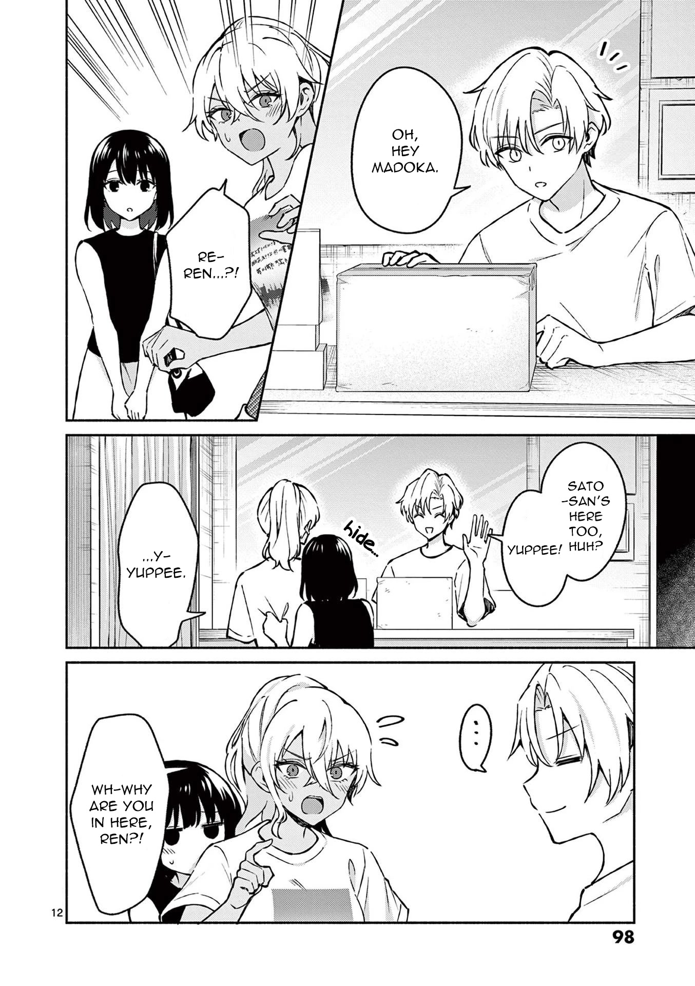 Shiotaiou no Sato-san ga Ore ni dake Amai Chapter 34 page 12 - Chapter 34