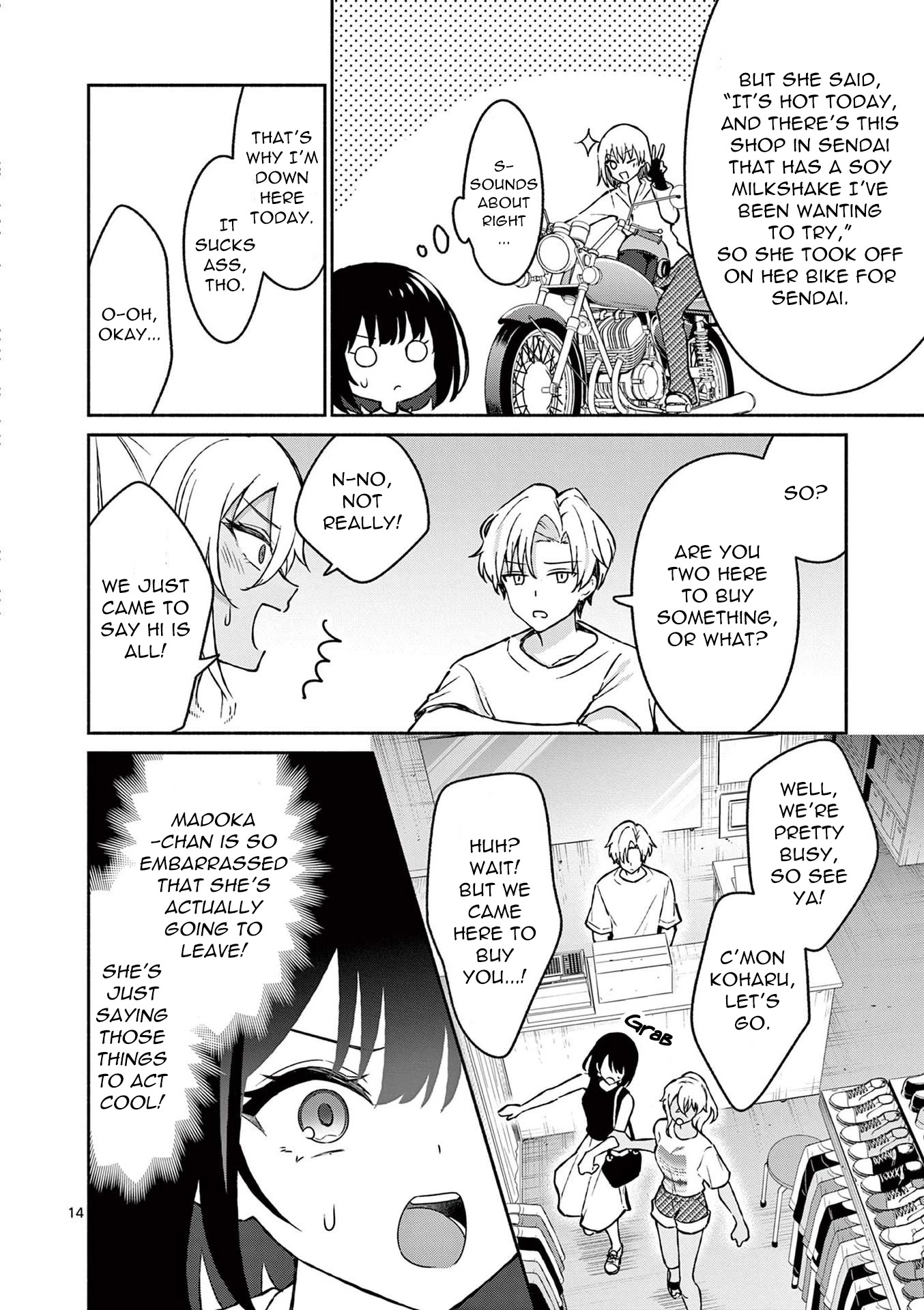 Shiotaiou no Sato-san ga Ore ni dake Amai Chapter 34 page 14 - Chapter 34