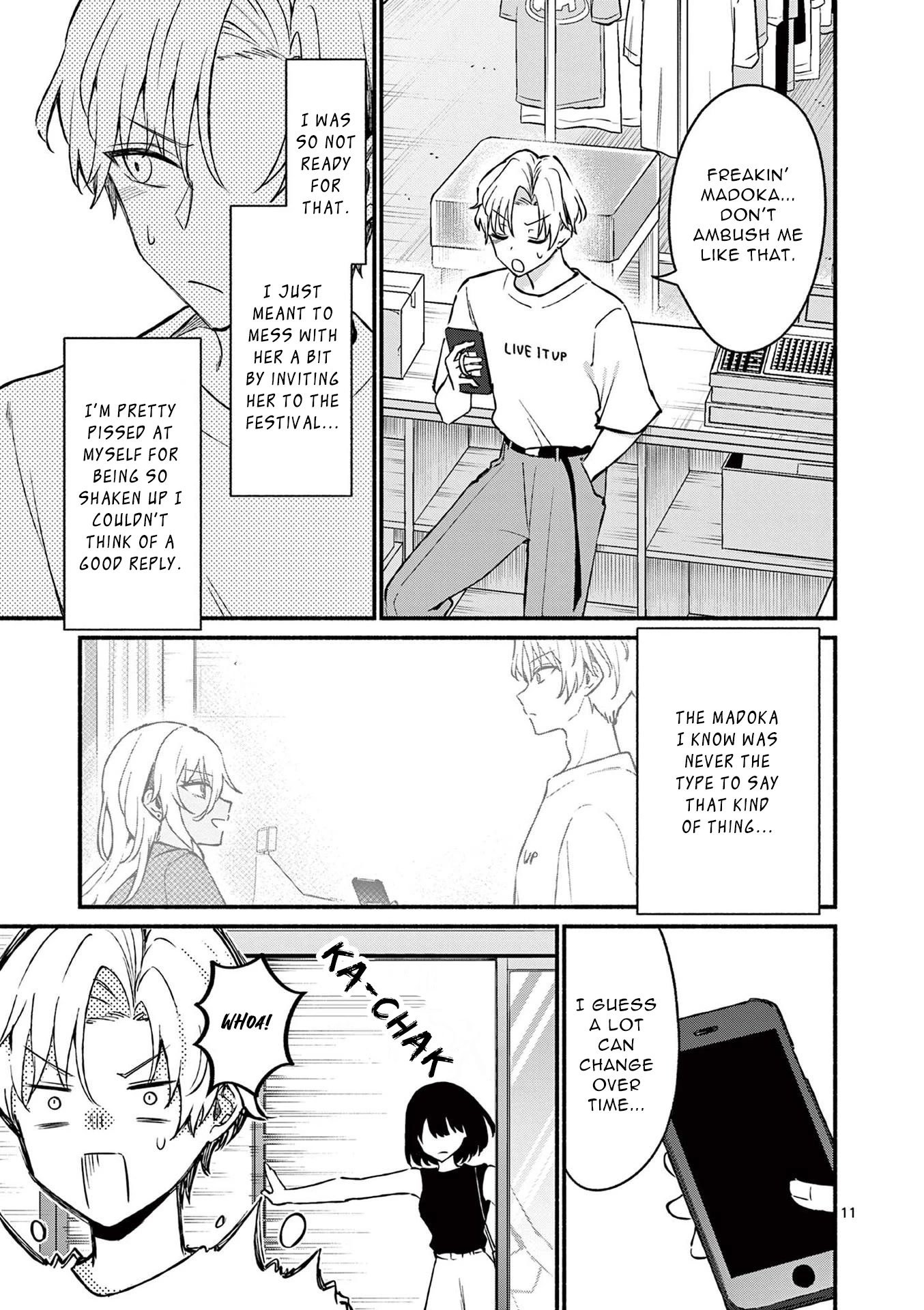Shiotaiou no Sato-san ga Ore ni dake Amai Chapter 35 page 11 - Chapter 35