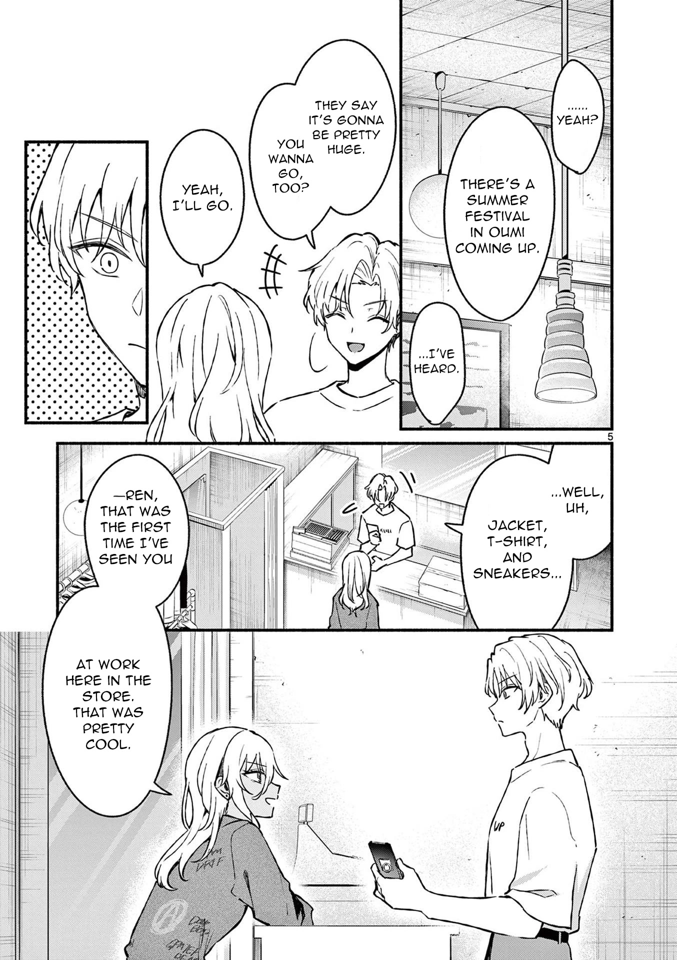 Shiotaiou no Sato-san ga Ore ni dake Amai Chapter 35 page 5 - Chapter 35
