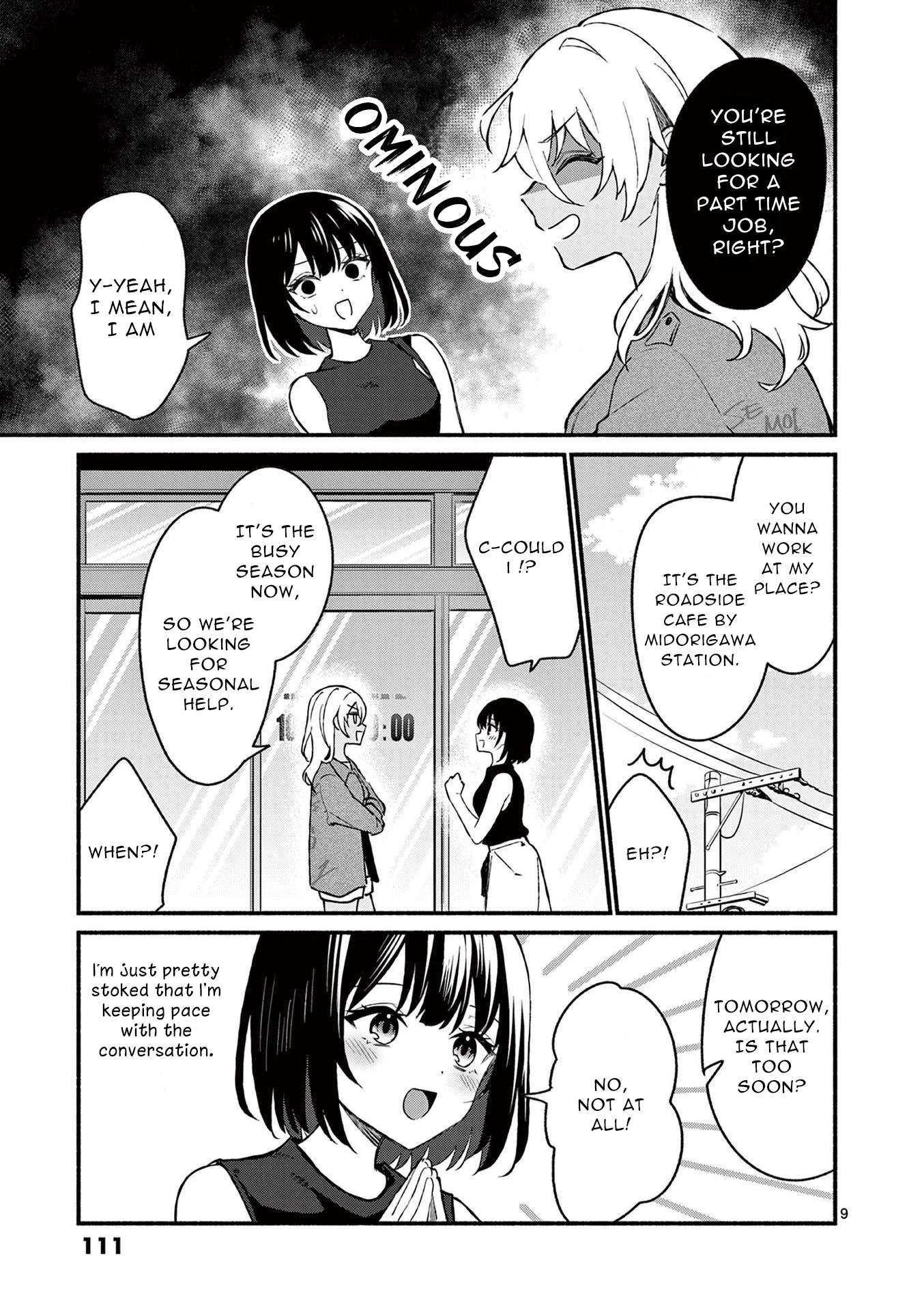 Shiotaiou no Sato-san ga Ore ni dake Amai Chapter 35 page 9 - Chapter 35