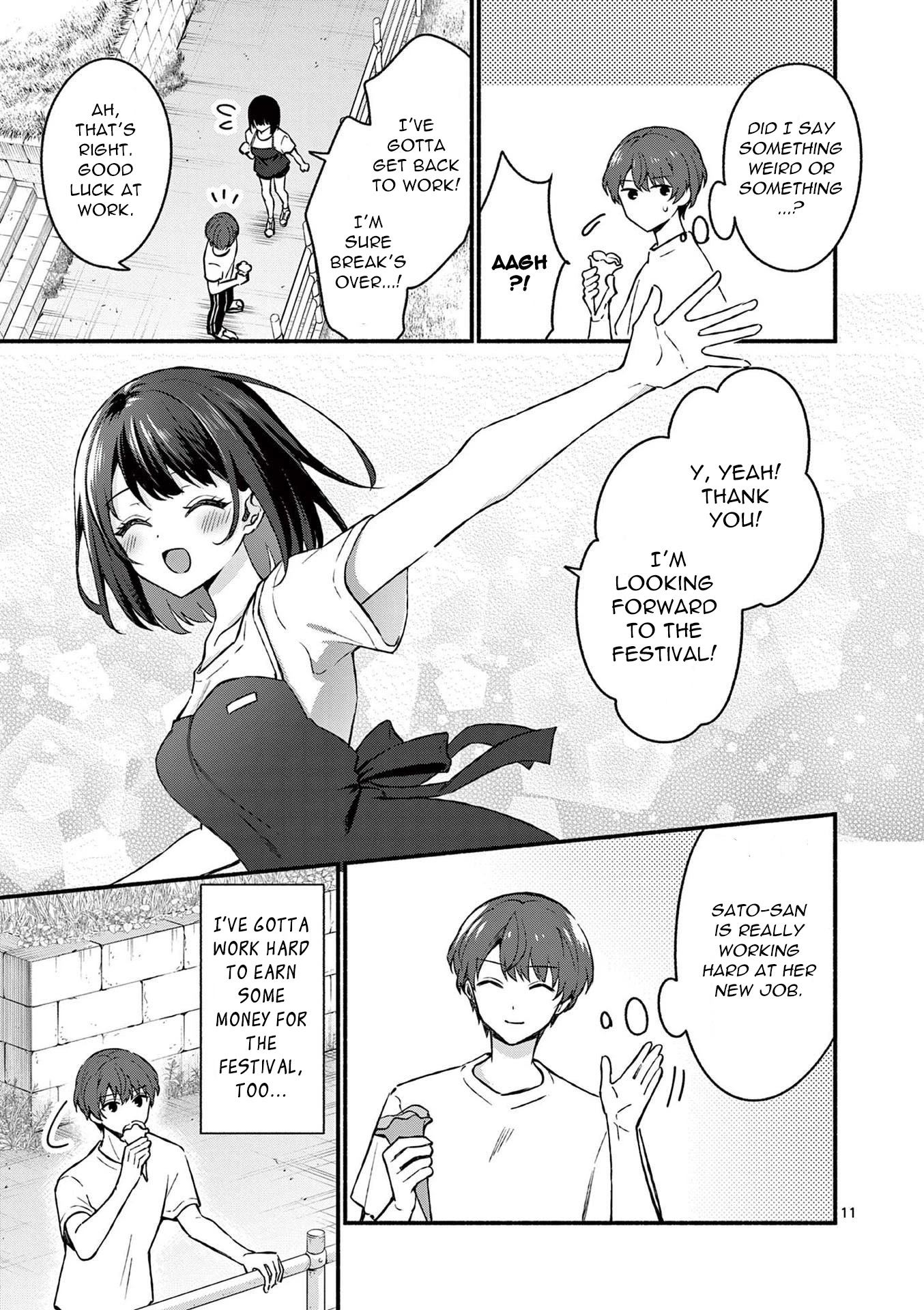 Shiotaiou no Sato-san ga Ore ni dake Amai Chapter 38 page 11 - Chapter 38