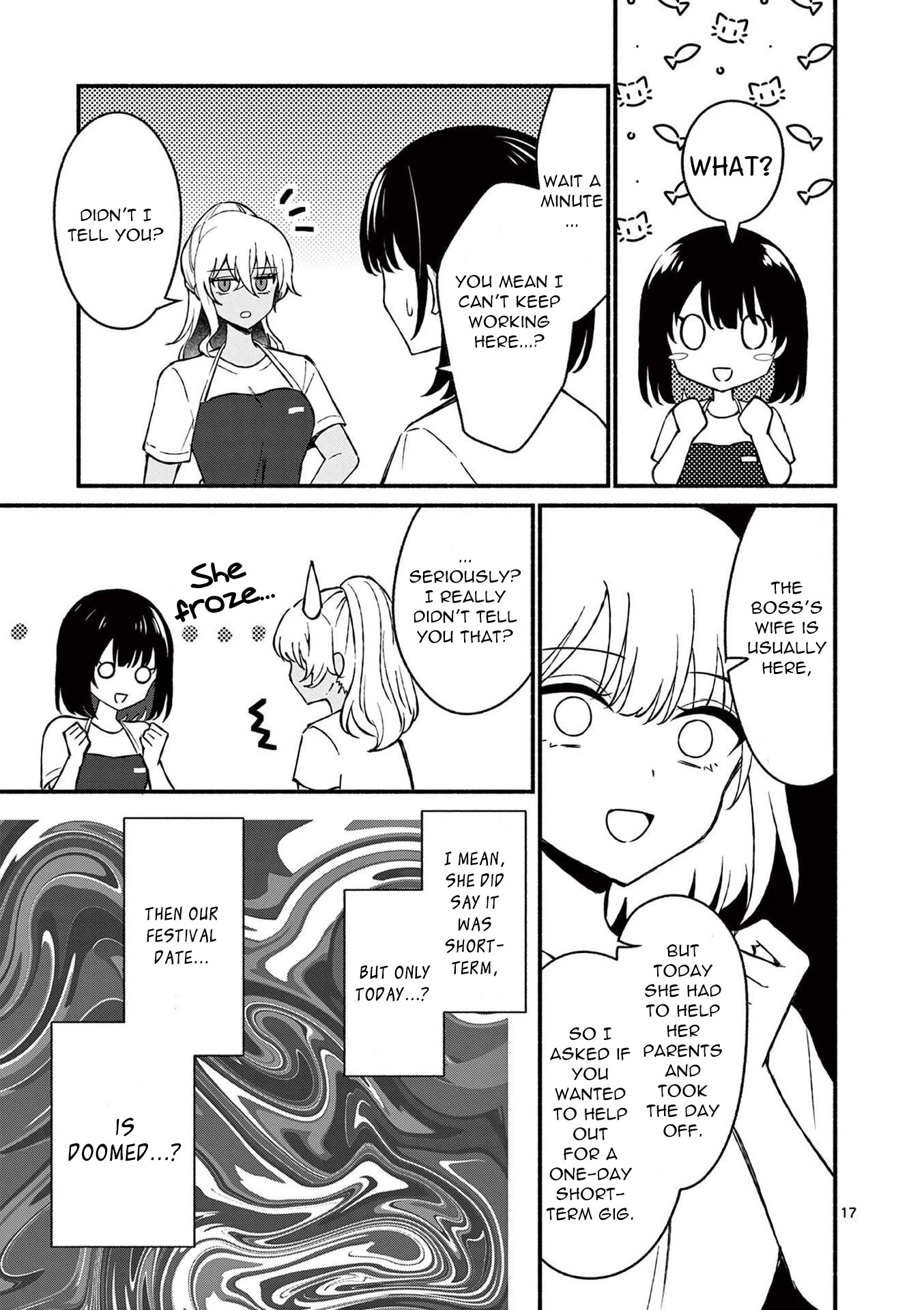 Shiotaiou no Sato-san ga Ore ni dake Amai Chapter 38 page 17 - Chapter 38