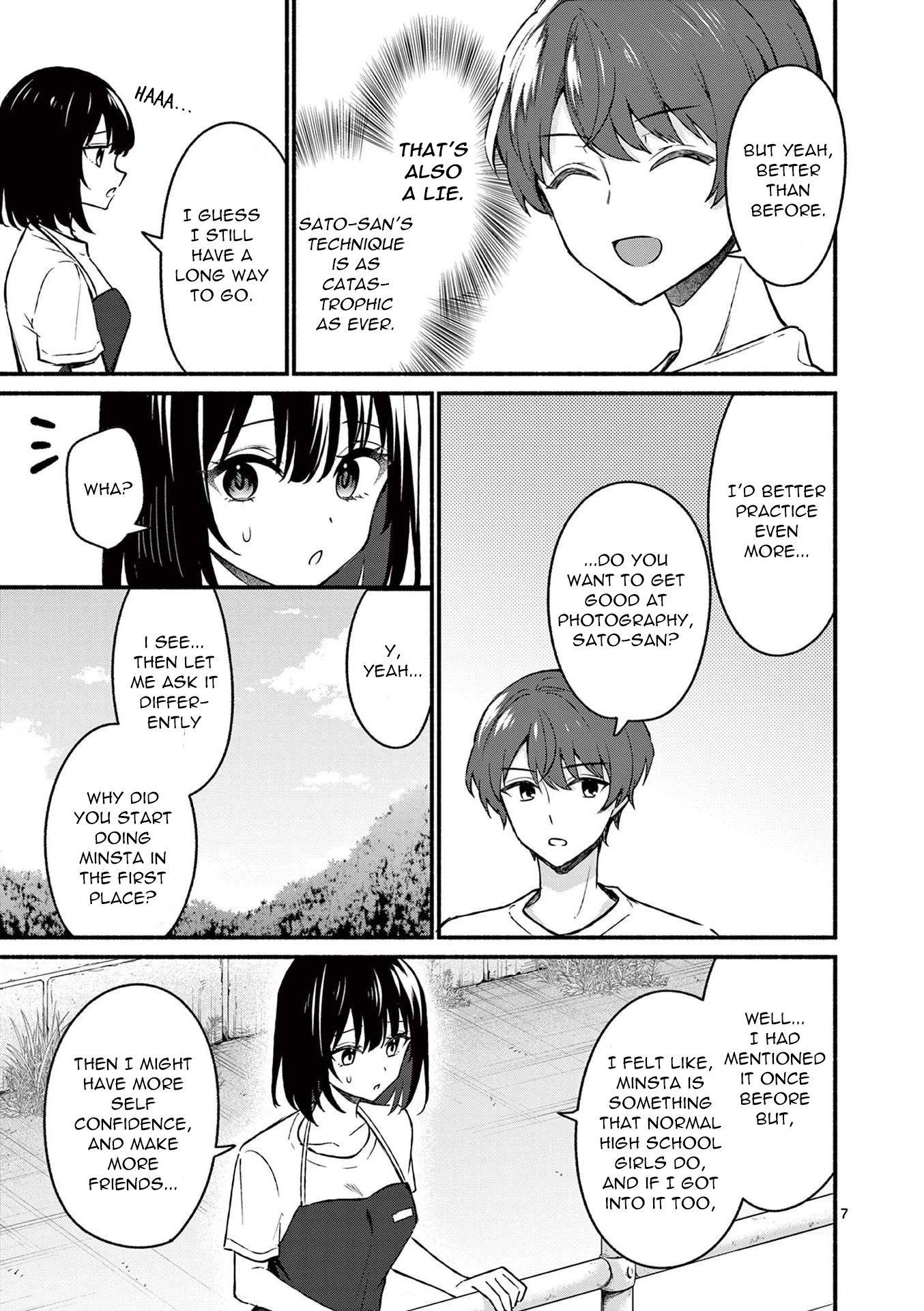 Shiotaiou no Sato-san ga Ore ni dake Amai Chapter 38 page 7 - Chapter 38