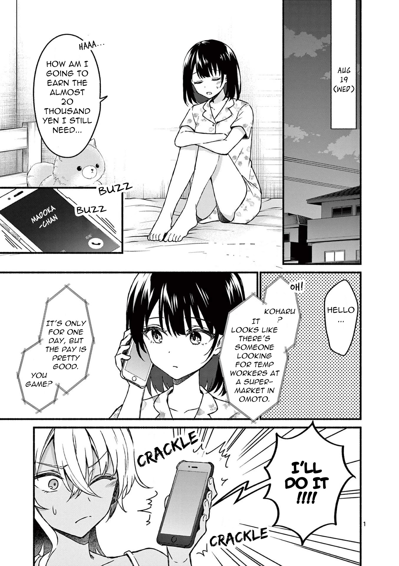 Shiotaiou no Sato-san ga Ore ni dake Amai Chapter 40 page 1 - Chapter 40