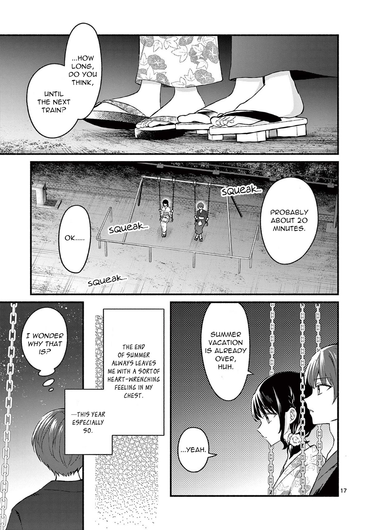 Shiotaiou no Sato-san ga Ore ni dake Amai Chapter 46 page 17 - Chapter 46