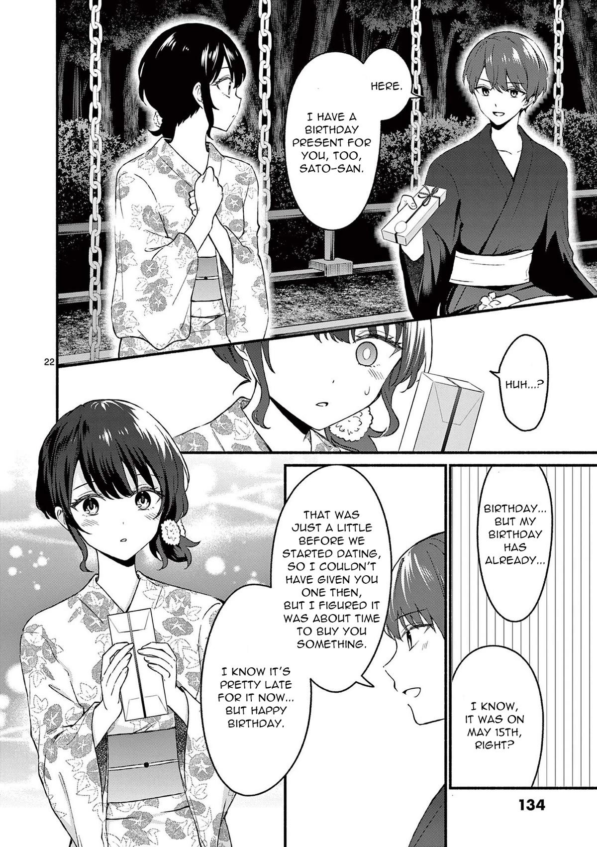 Shiotaiou no Sato-san ga Ore ni dake Amai Chapter 46 page 22 - Chapter 46