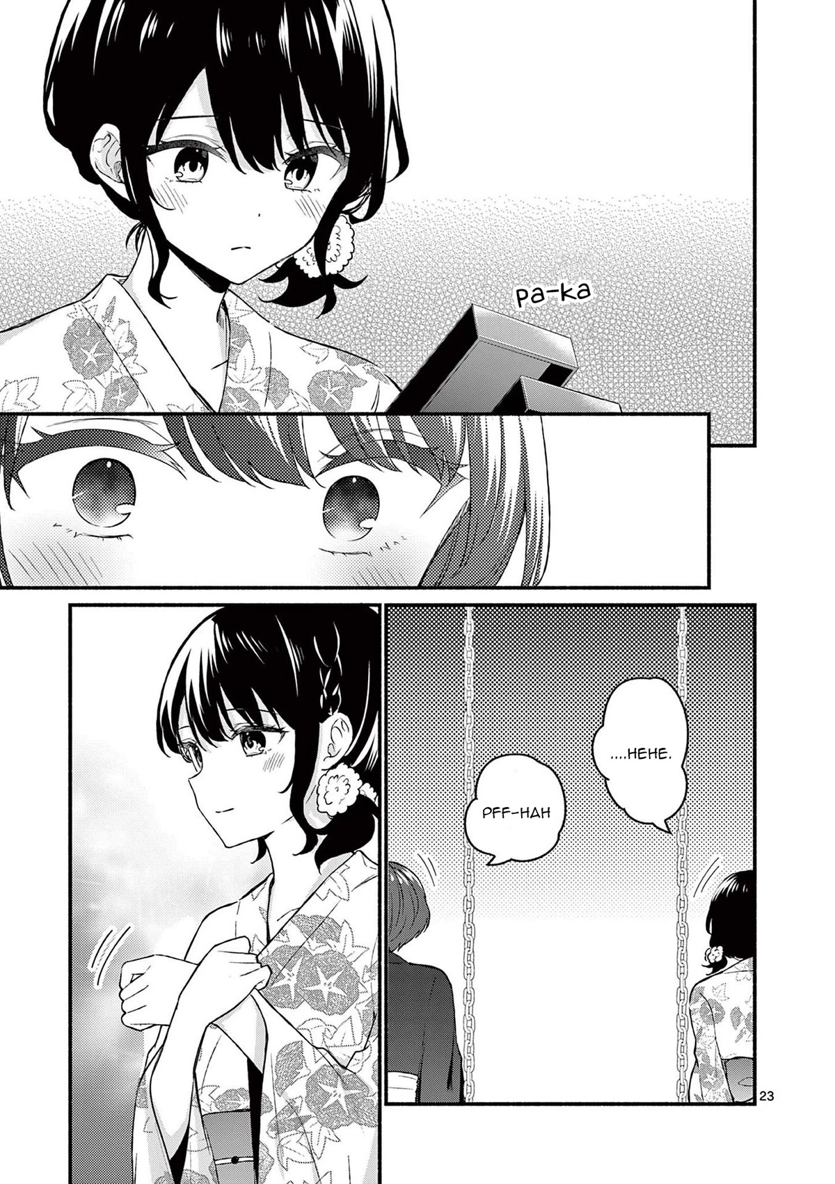 Shiotaiou no Sato-san ga Ore ni dake Amai Chapter 46 page 23 - Chapter 46