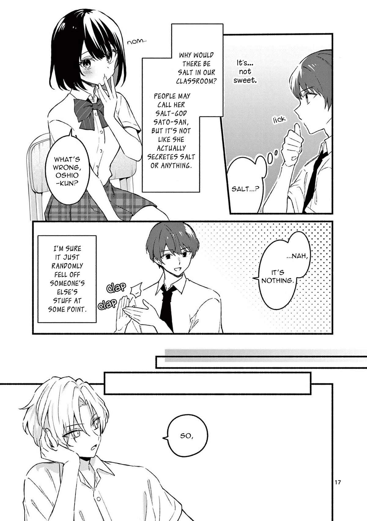 Shiotaiou no Sato-san ga Ore ni dake Amai Chapter 47 page 17 - Chapter 47