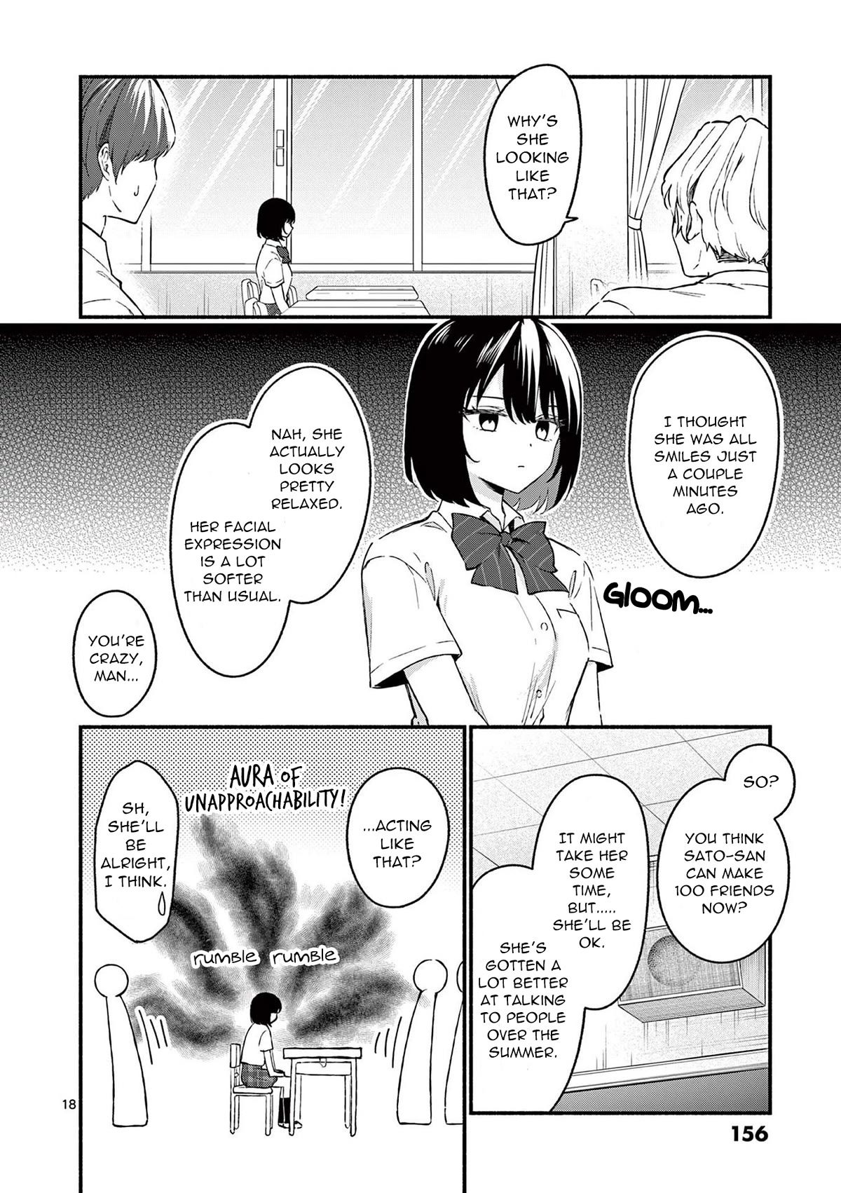 Shiotaiou no Sato-san ga Ore ni dake Amai Chapter 47 page 18 - Chapter 47
