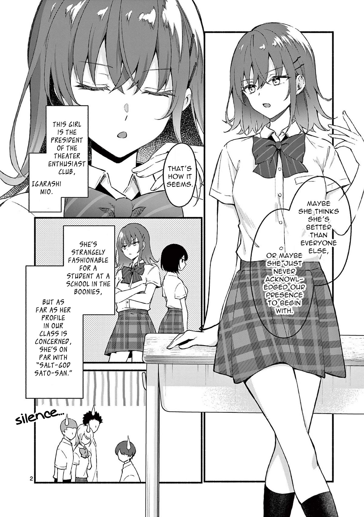Shiotaiou no Sato-san ga Ore ni dake Amai Chapter 47 page 2 - Chapter 47
