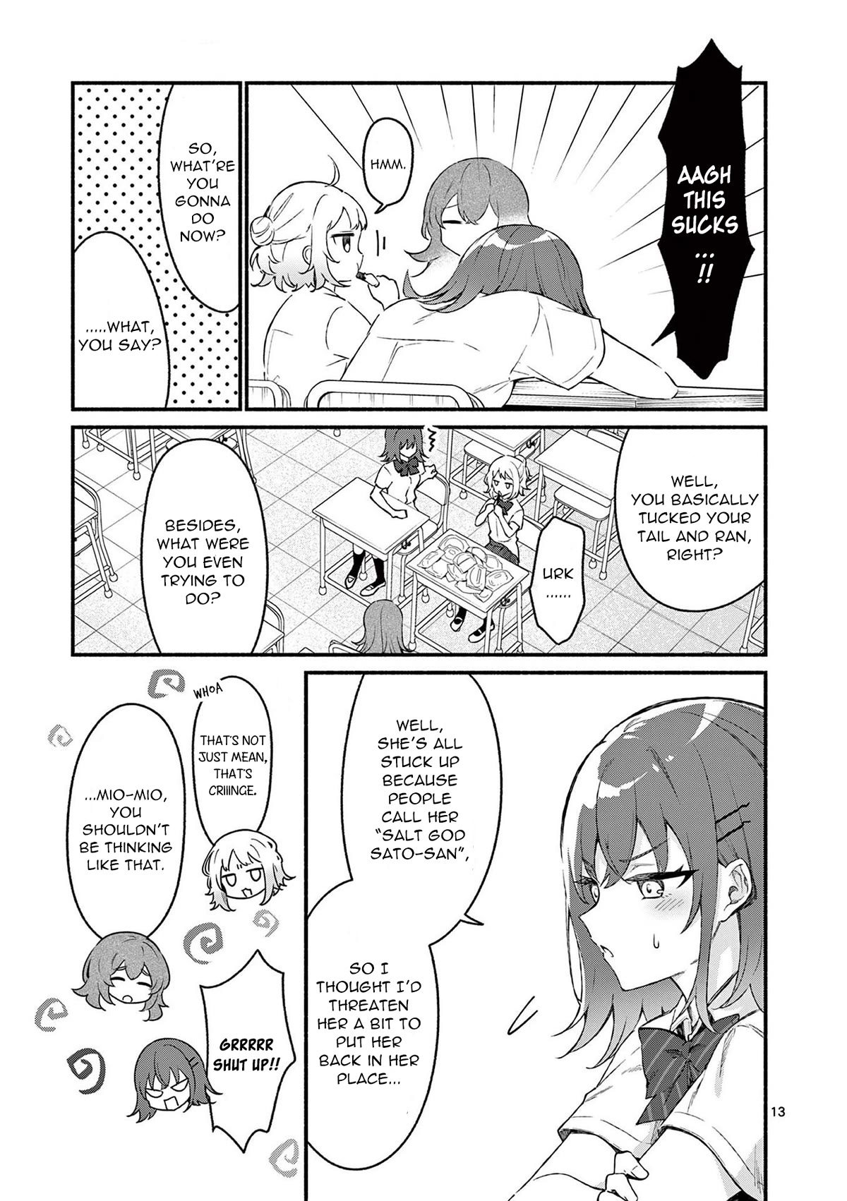 Shiotaiou no Sato-san ga Ore ni dake Amai Chapter 48 page 13 - Chapter 48