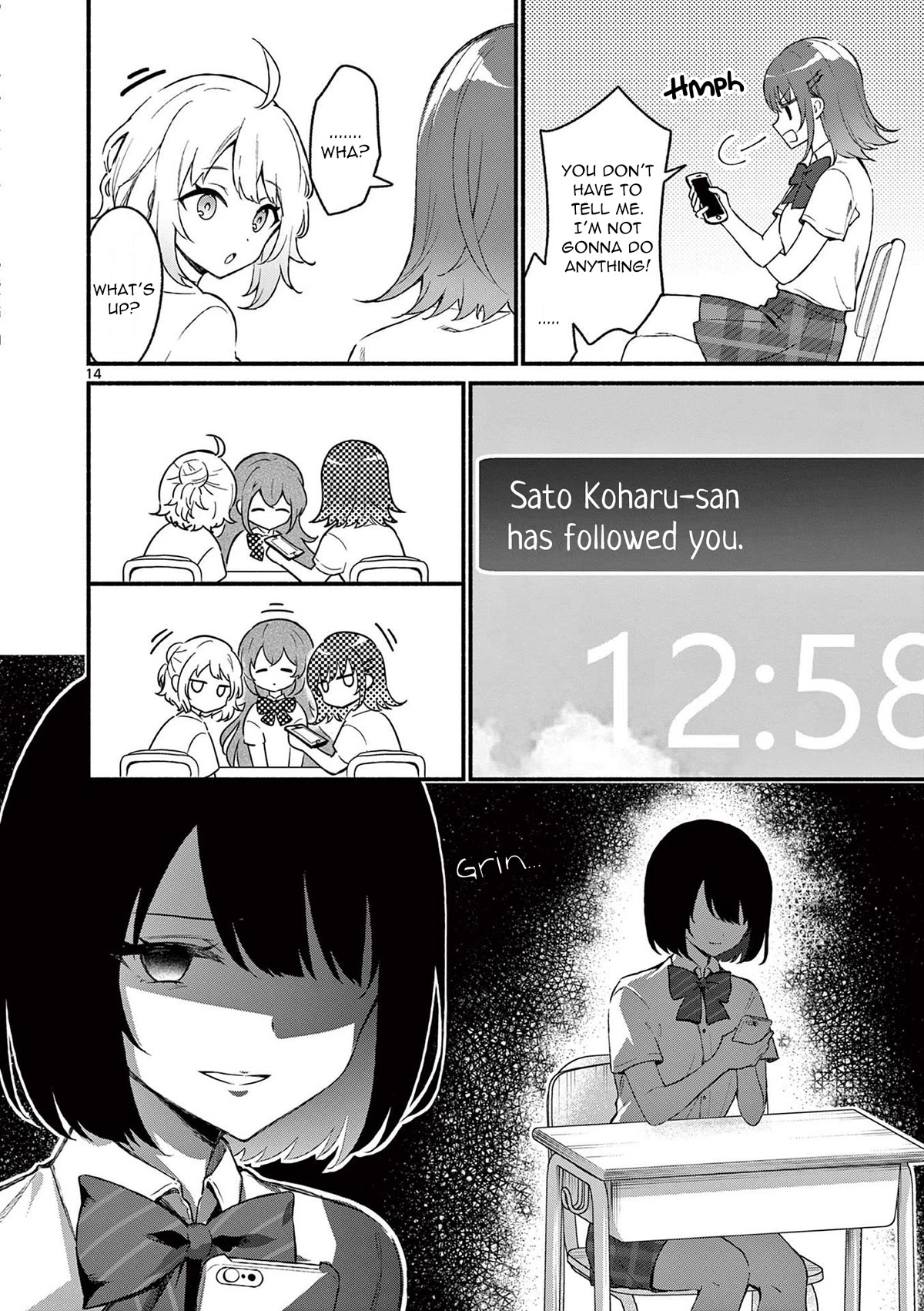 Shiotaiou no Sato-san ga Ore ni dake Amai Chapter 48 page 14 - Chapter 48