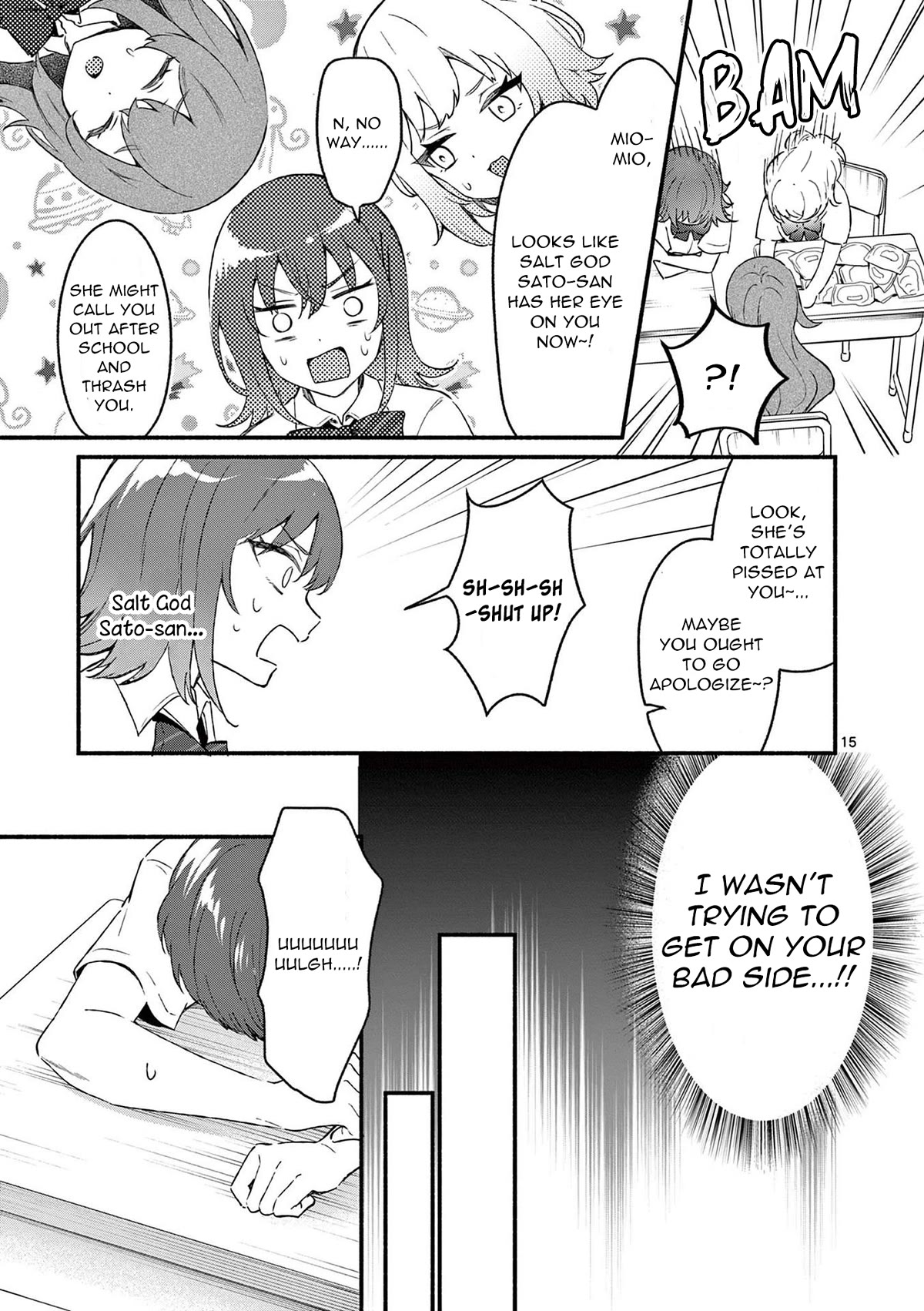 Shiotaiou no Sato-san ga Ore ni dake Amai Chapter 48 page 15 - Chapter 48