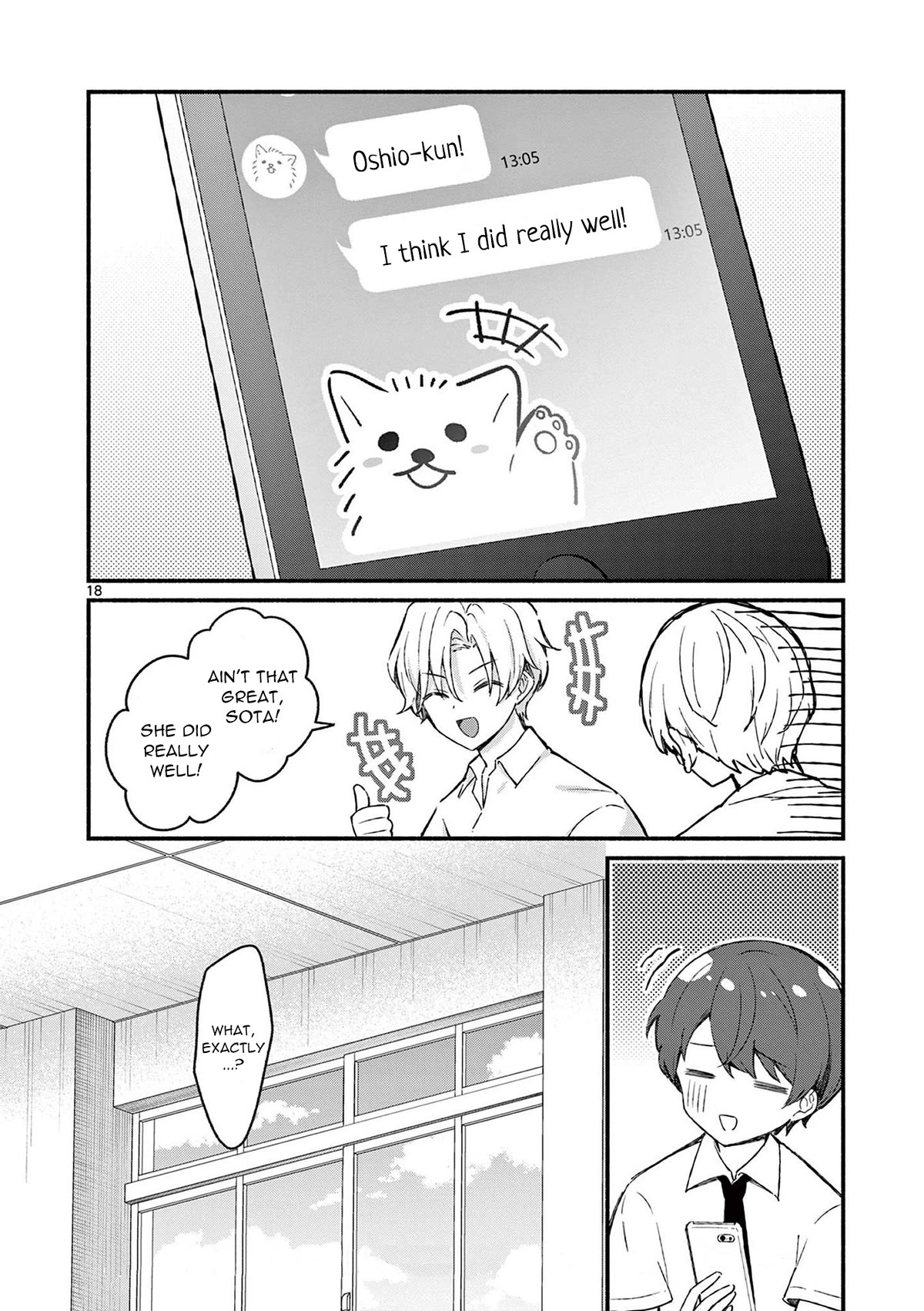 Shiotaiou no Sato-san ga Ore ni dake Amai Chapter 48 page 18 - Chapter 48