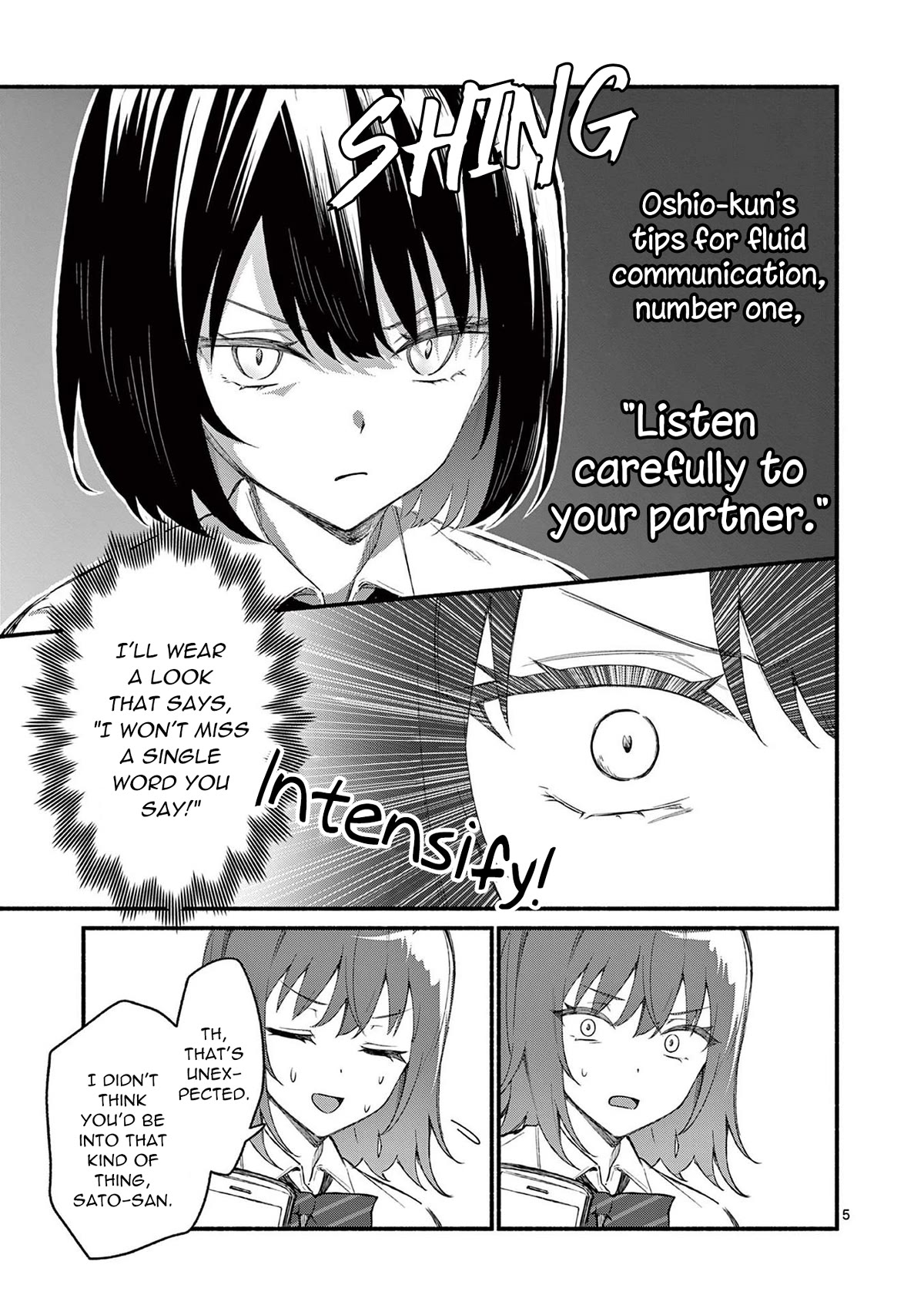 Shiotaiou no Sato-san ga Ore ni dake Amai Chapter 48 page 5 - Chapter 48