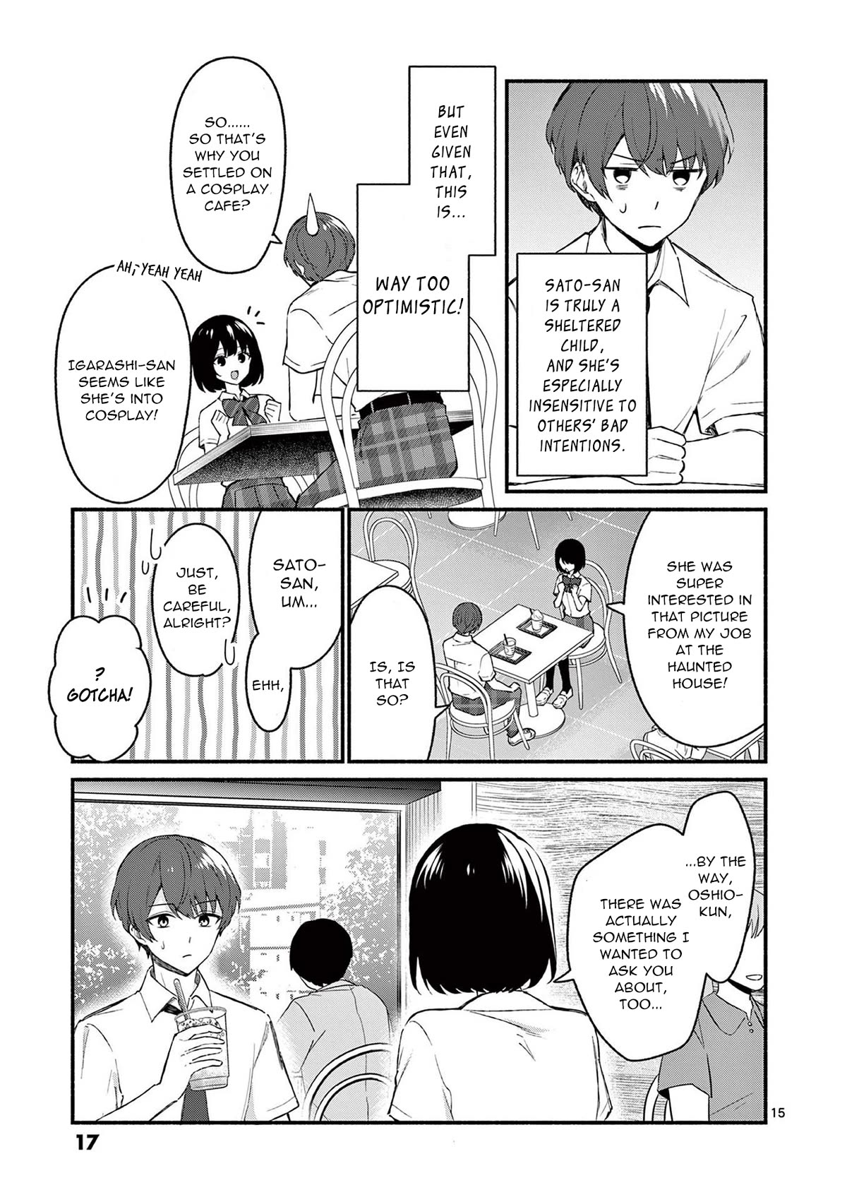 Shiotaiou no Sato-san ga Ore ni dake Amai Chapter 49 page 15 - Chapter 49