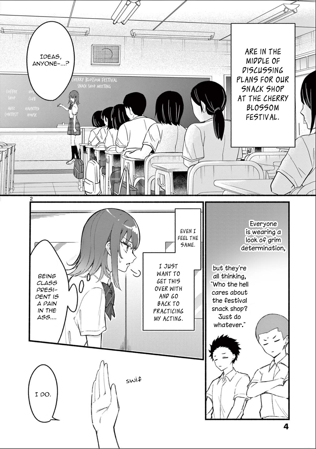Shiotaiou no Sato-san ga Ore ni dake Amai Chapter 49 page 2 - Chapter 49