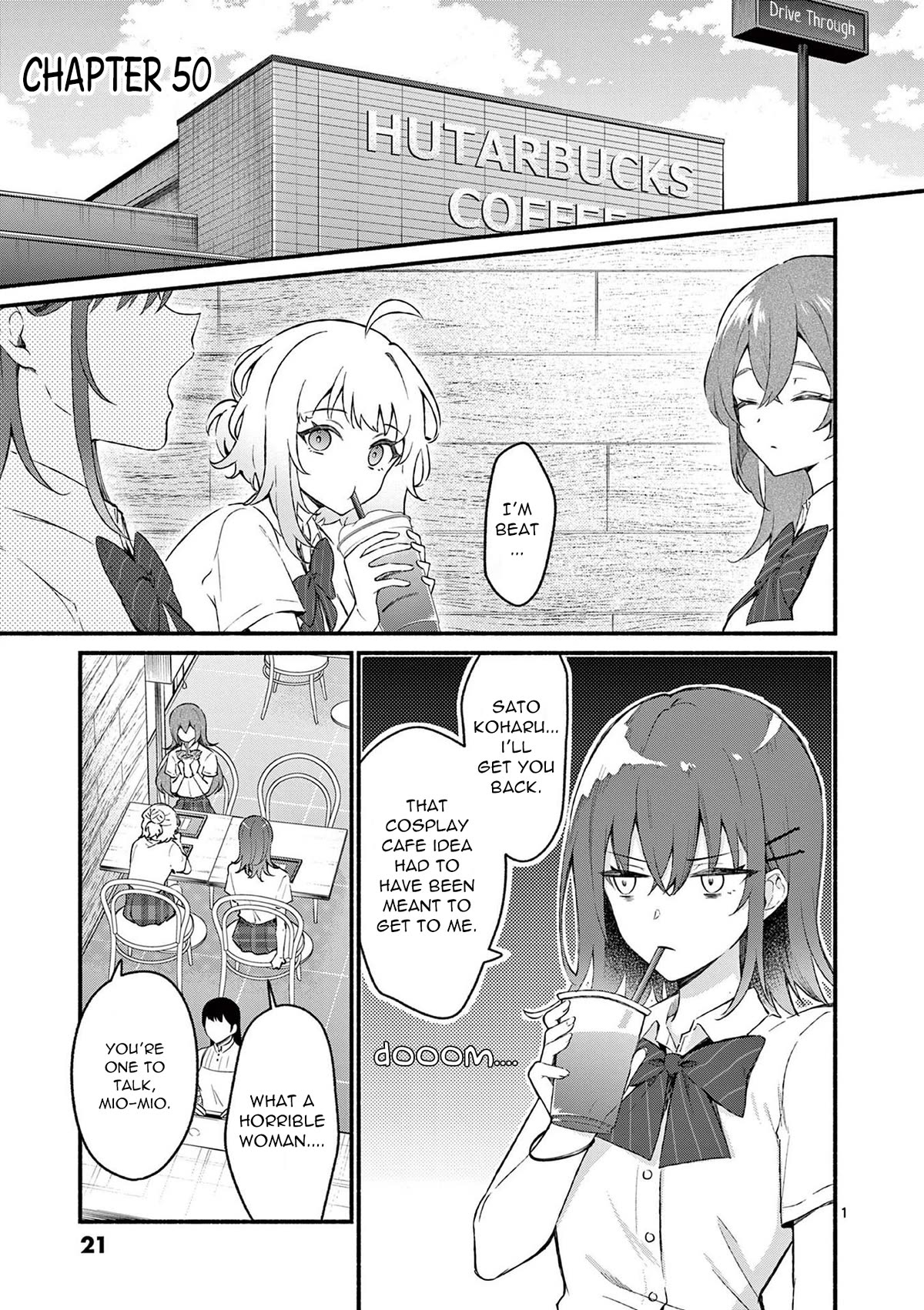 Shiotaiou no Sato-san ga Ore ni dake Amai Chapter 50 page 1 - Chapter 50