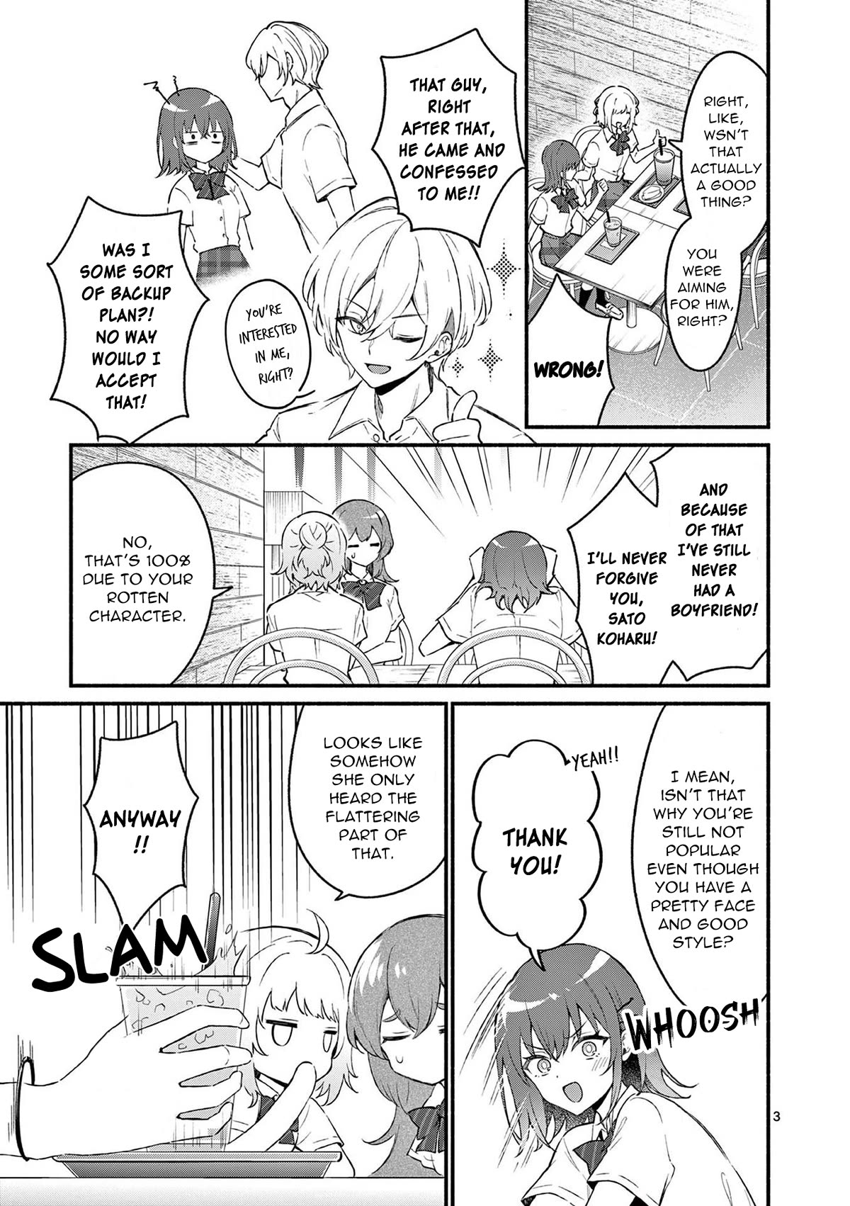 Shiotaiou no Sato-san ga Ore ni dake Amai Chapter 50 page 3 - Chapter 50