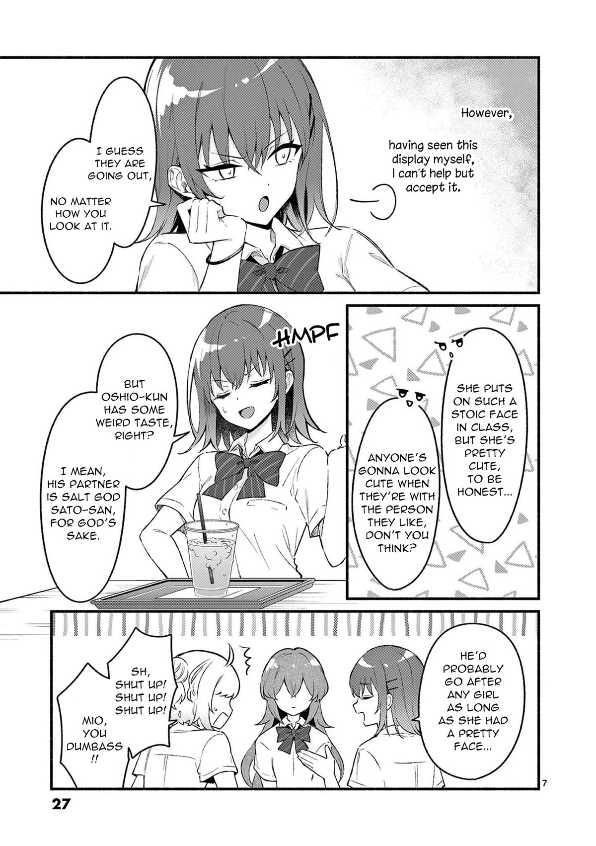 Shiotaiou no Sato-san ga Ore ni dake Amai Chapter 50 page 7 - Chapter 50