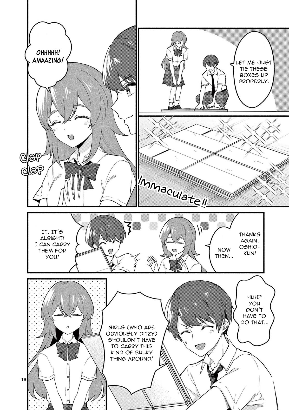Shiotaiou no Sato-san ga Ore ni dake Amai Chapter 51 page 16 - Chapter 51