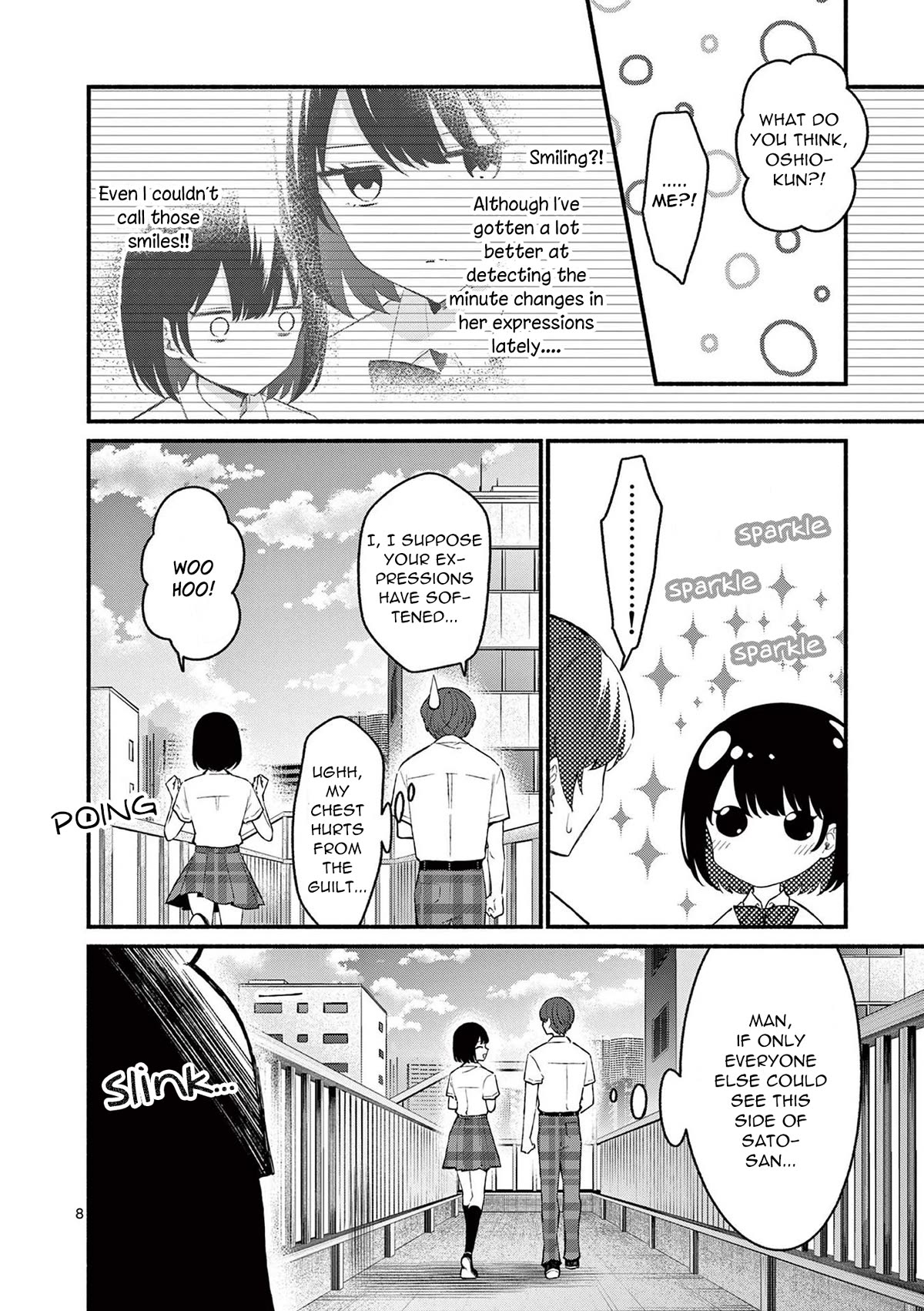 Shiotaiou no Sato-san ga Ore ni dake Amai Chapter 51 page 8 - Chapter 51