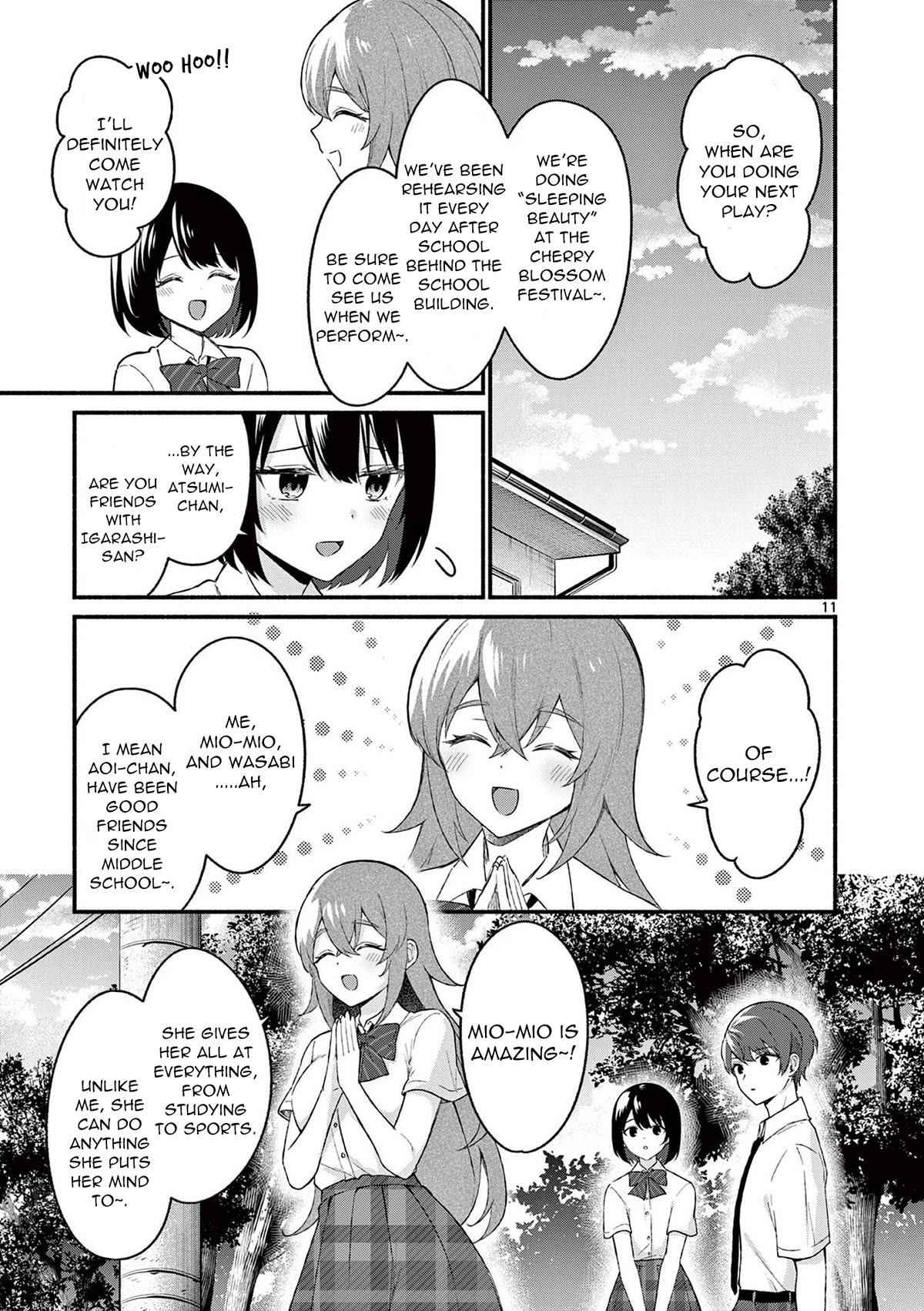Shiotaiou no Sato-san ga Ore ni dake Amai Chapter 52 page 11 - Chapter 52