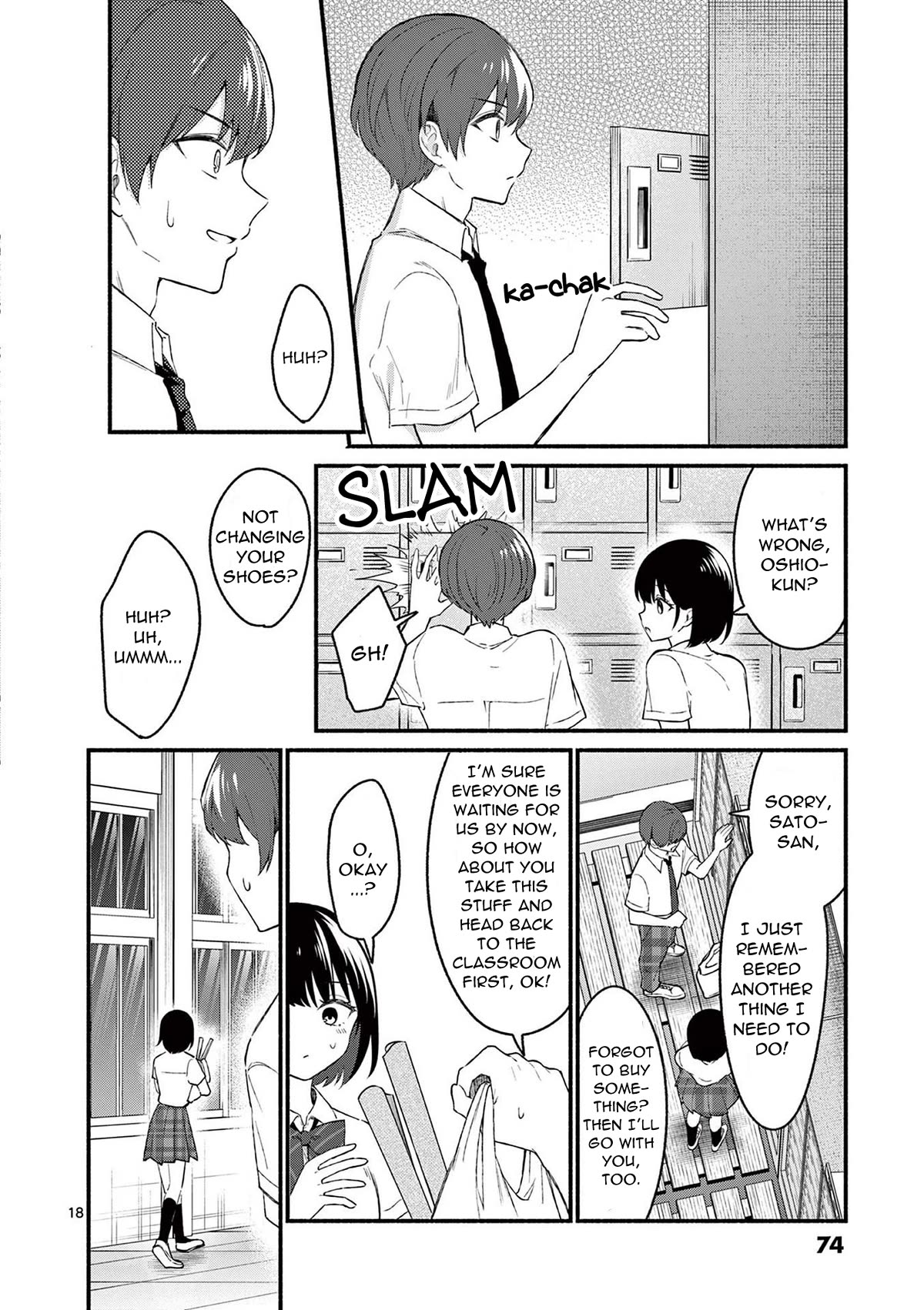 Shiotaiou no Sato-san ga Ore ni dake Amai Chapter 52 page 18 - Chapter 52