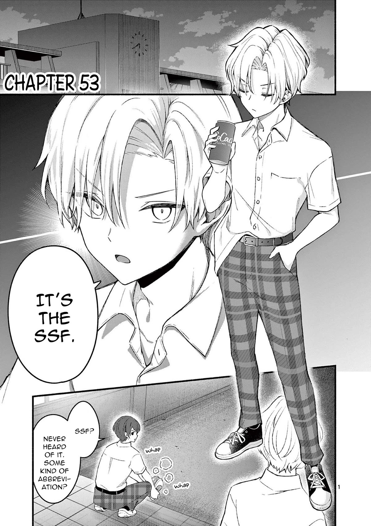 Shiotaiou no Sato-san ga Ore ni dake Amai Chapter 53 page 1 - Chapter 53