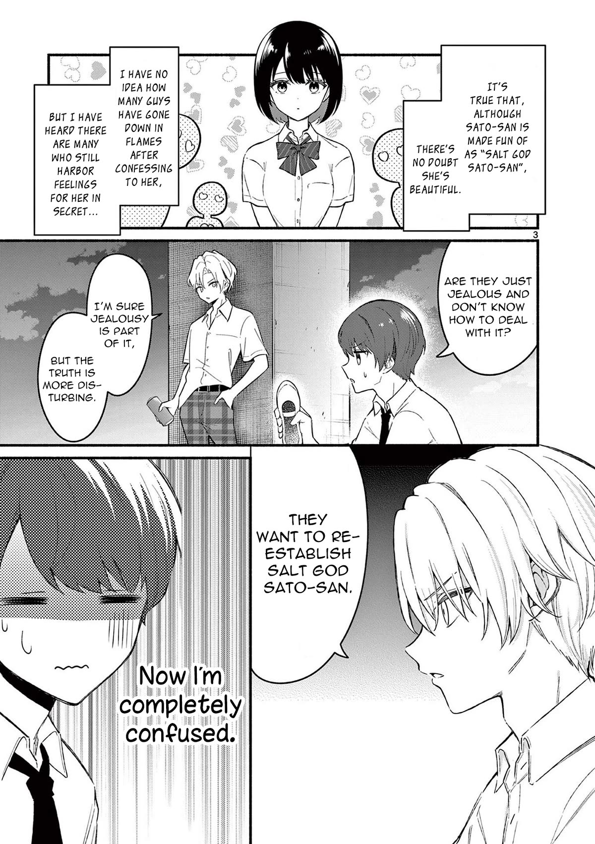 Shiotaiou no Sato-san ga Ore ni dake Amai Chapter 53 page 3 - Chapter 53