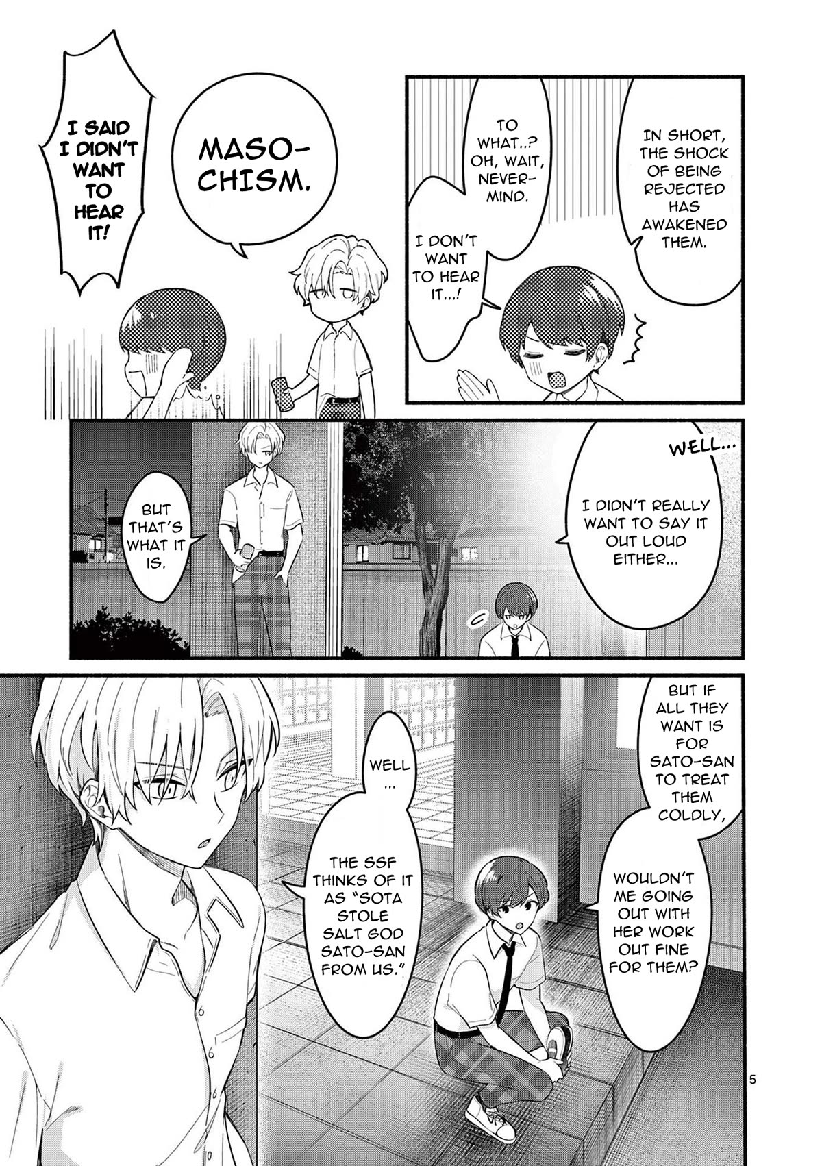 Shiotaiou no Sato-san ga Ore ni dake Amai Chapter 53 page 5 - Chapter 53
