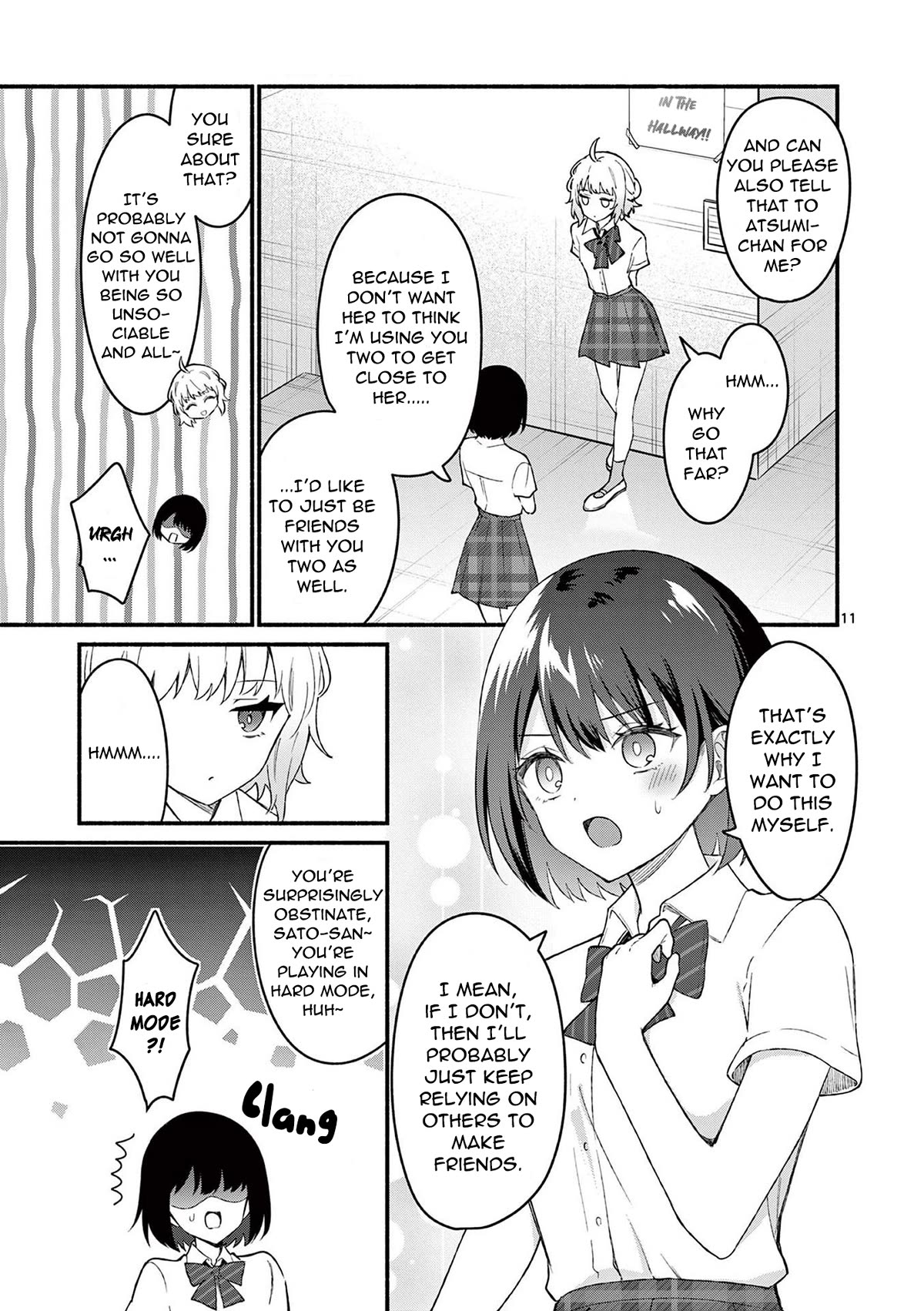 Shiotaiou no Sato-san ga Ore ni dake Amai Chapter 54 page 11 - Chapter 54