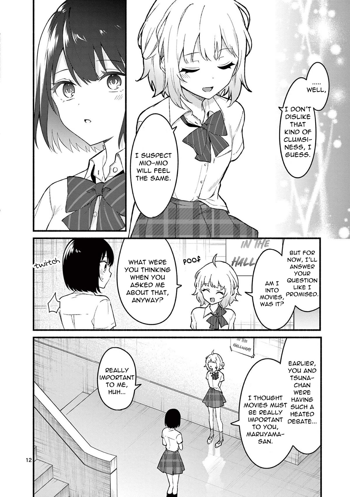 Shiotaiou no Sato-san ga Ore ni dake Amai Chapter 54 page 12 - Chapter 54