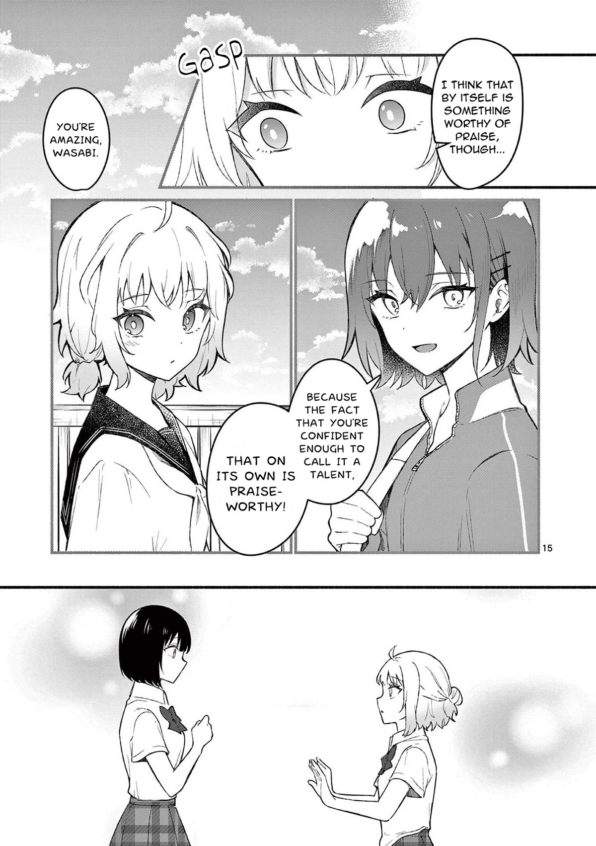 Shiotaiou no Sato-san ga Ore ni dake Amai Chapter 54 page 15 - Chapter 54