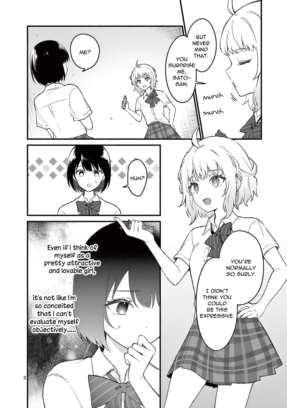 Shiotaiou no Sato-san ga Ore ni dake Amai Chapter 54 page 2 - Chapter 54